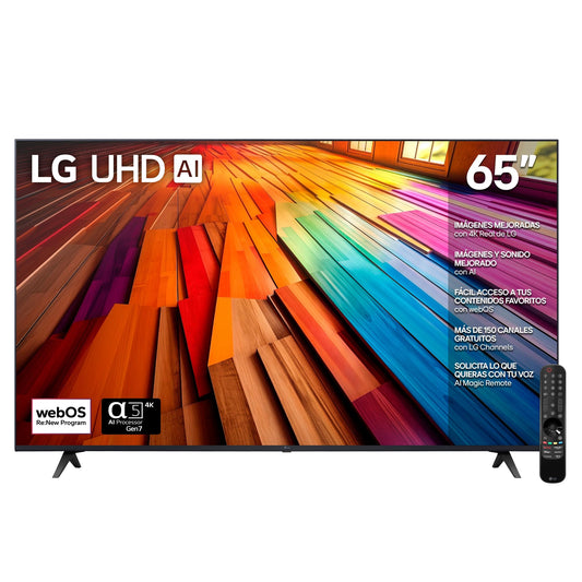LG Pantalla UHD AI ThinQ 65 Pulgadas 4K Smart TV 2024 65UT8050PSA