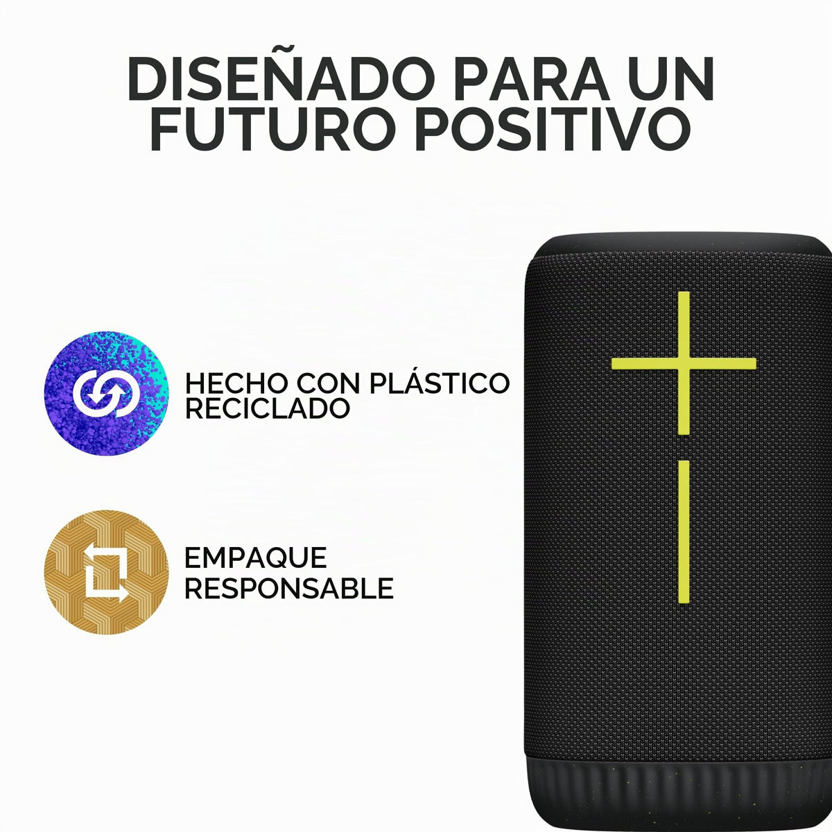 Altavoz Portátil Bluetooth Ultimate Ears Negro Carbón con Sonido 360 Grados y Batería 20 Horas