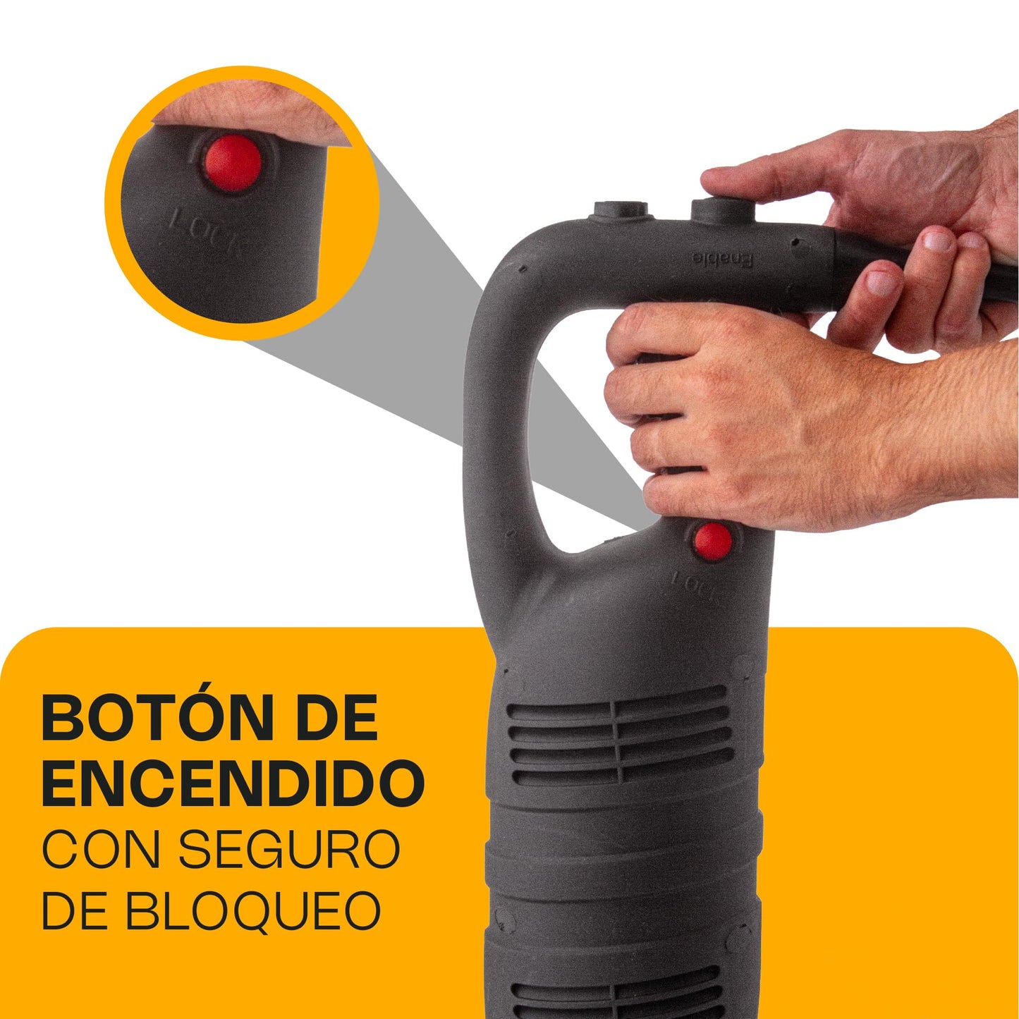 Licuadora de Mano RHINO Acero Inoxidable Grado Alimenticio 650W Velocidades Variables