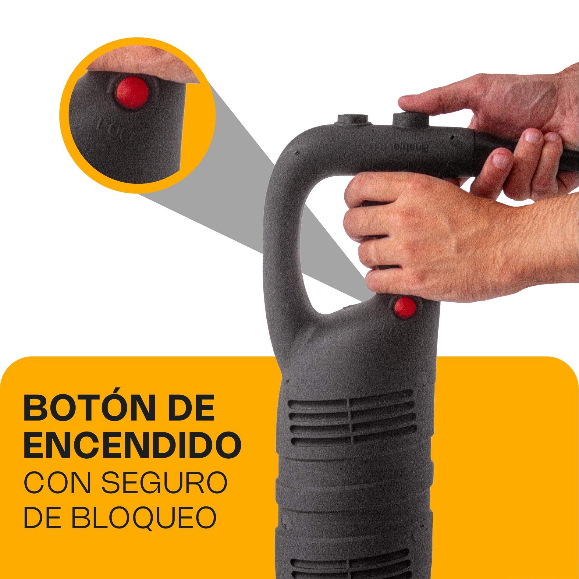 Licuadora de Mano RHINO Acero Inoxidable Grado Alimenticio 650W Velocidades Variables
