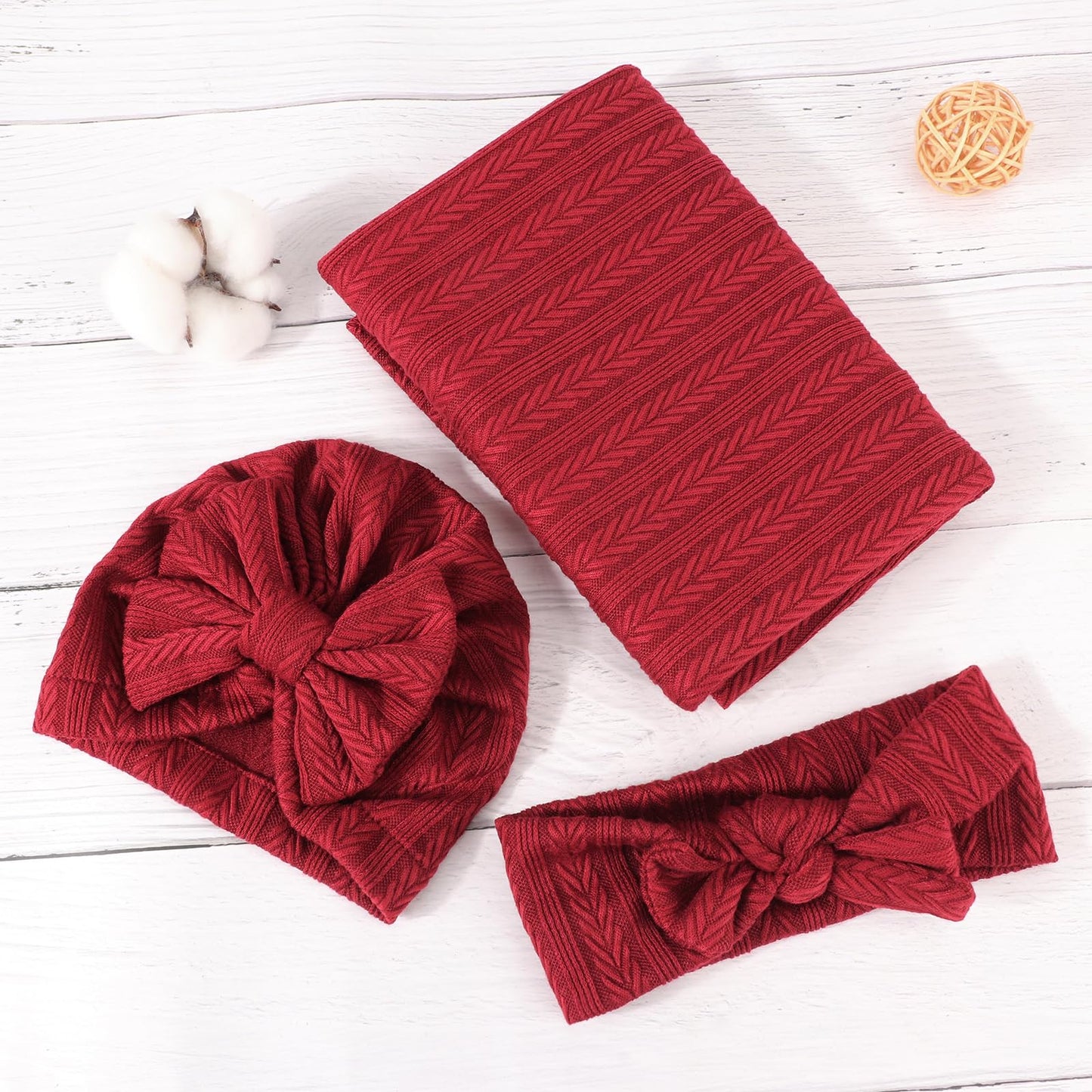 DRESHOW BQUBO - Juego de Diadema para bebé recién Nacido, Unisex, artículos Esenciales para bebés y niñas, artículos Esenciales para recién Nacidos
