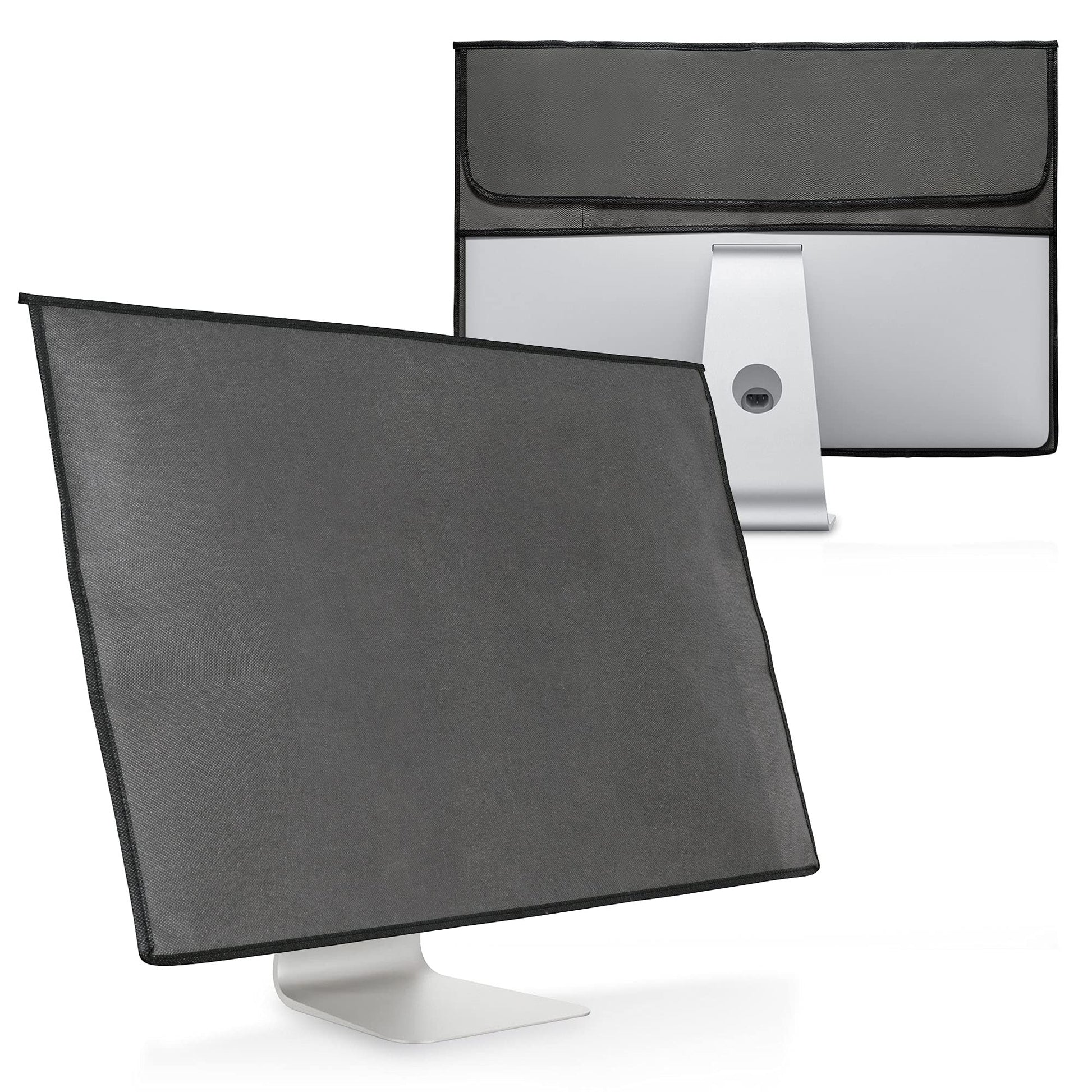 kwmobile Funda Compatible con Monitor de 24-26" - Protector 3en1 para Monitor Teclado y ratón - Gris Oscuro