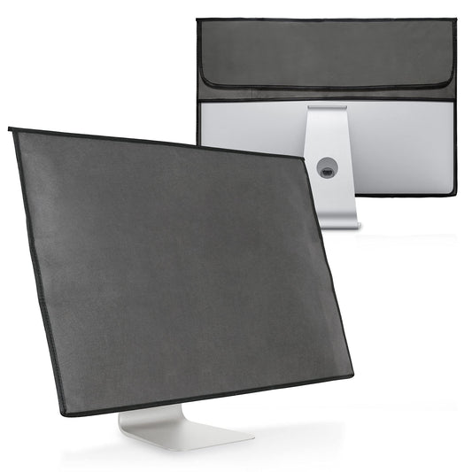 kwmobile Funda Compatible con Monitor de 24-26" - Protector 3en1 para Monitor Teclado y ratón - Gris Oscuro