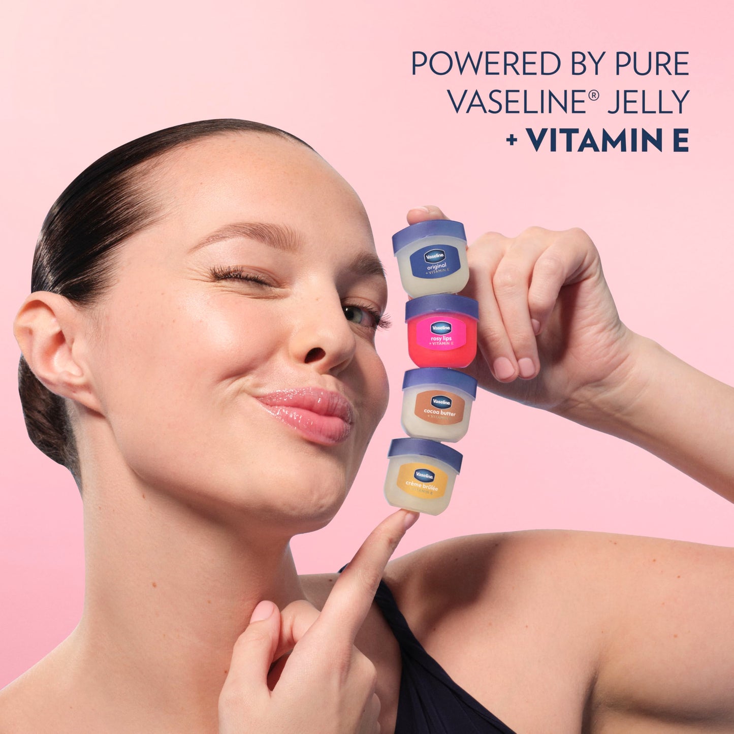 Vaseline Lip Therapy Lip Balm Mini Paquete de 2 Rosy 0.25 oz