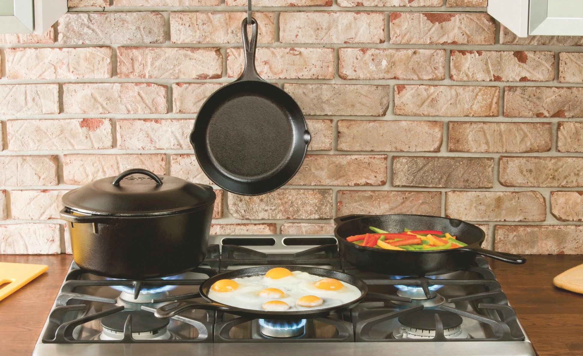 Lodge 5 Quart Cast Iron Dutch Oven - cacerolas (Negro, Plata, Negro / Plateado, Hierro fundido, Hierro fundido, EE.UU.)