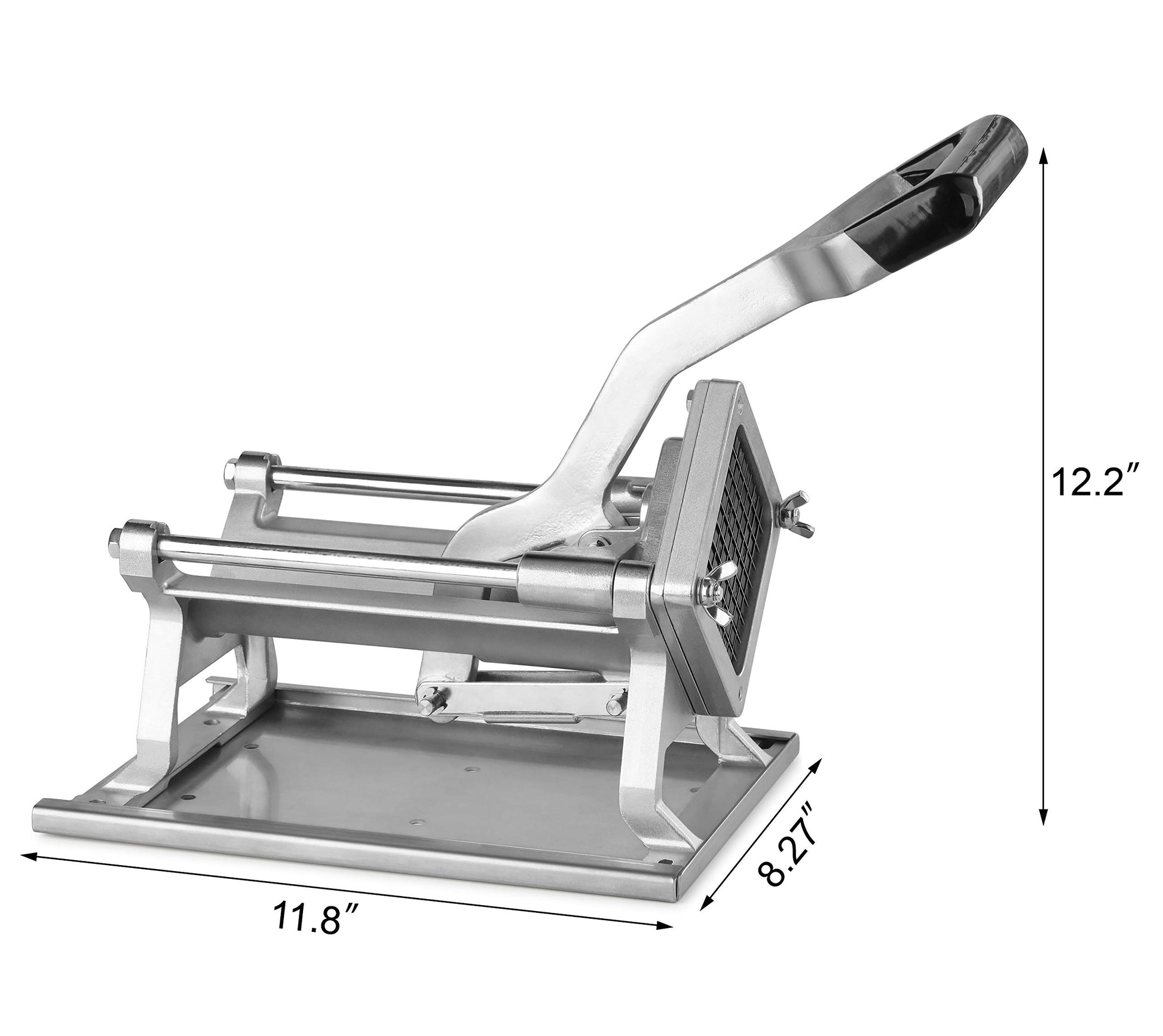 Cortador de Papas Fritas New Star Foodservice Extra Resistente 3/8 Pulgadas con Soporte de Pared