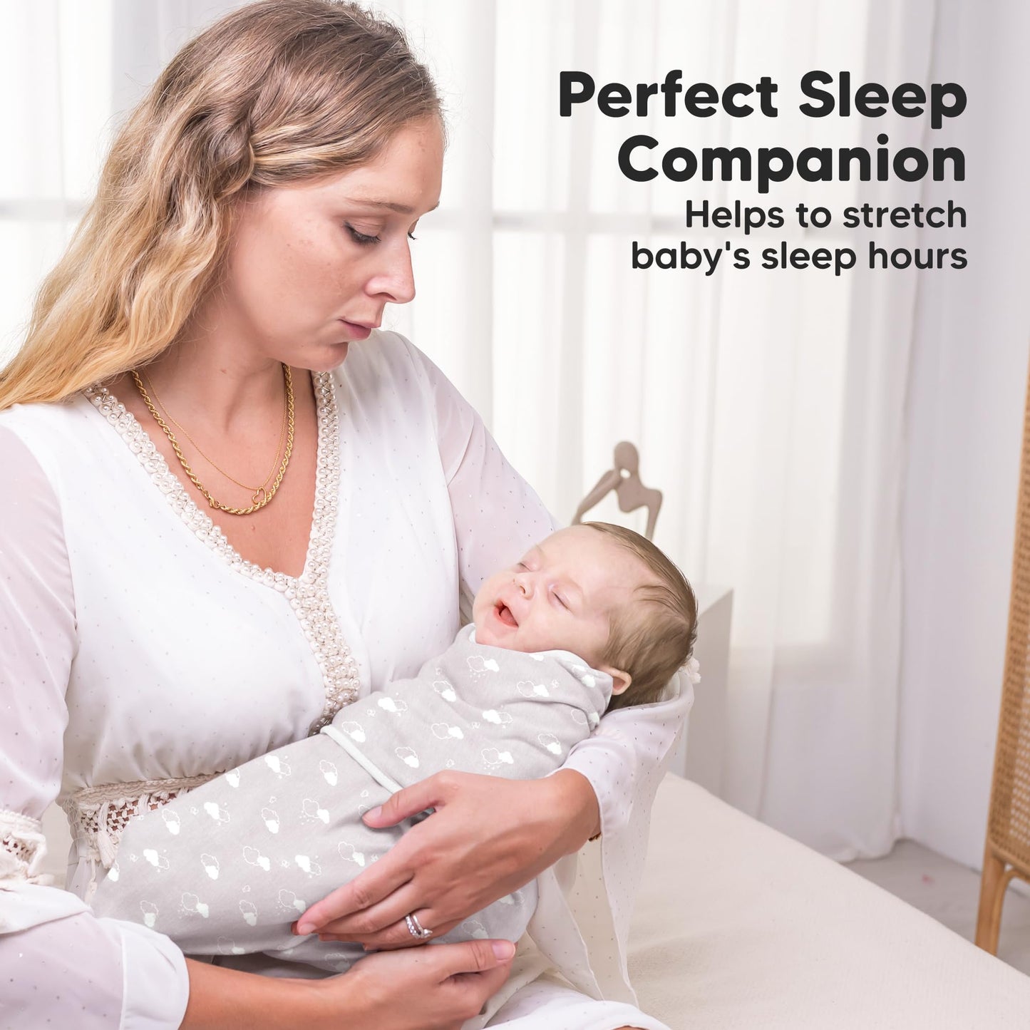 Sacos de dormir para bebé con cierre, paquete de 3 pañales para recién nacidos de 0 a 3 meses, bebés, niñas, niños, saco de dormir suave y duradero para recién nacidos, manta de pañales fácil de