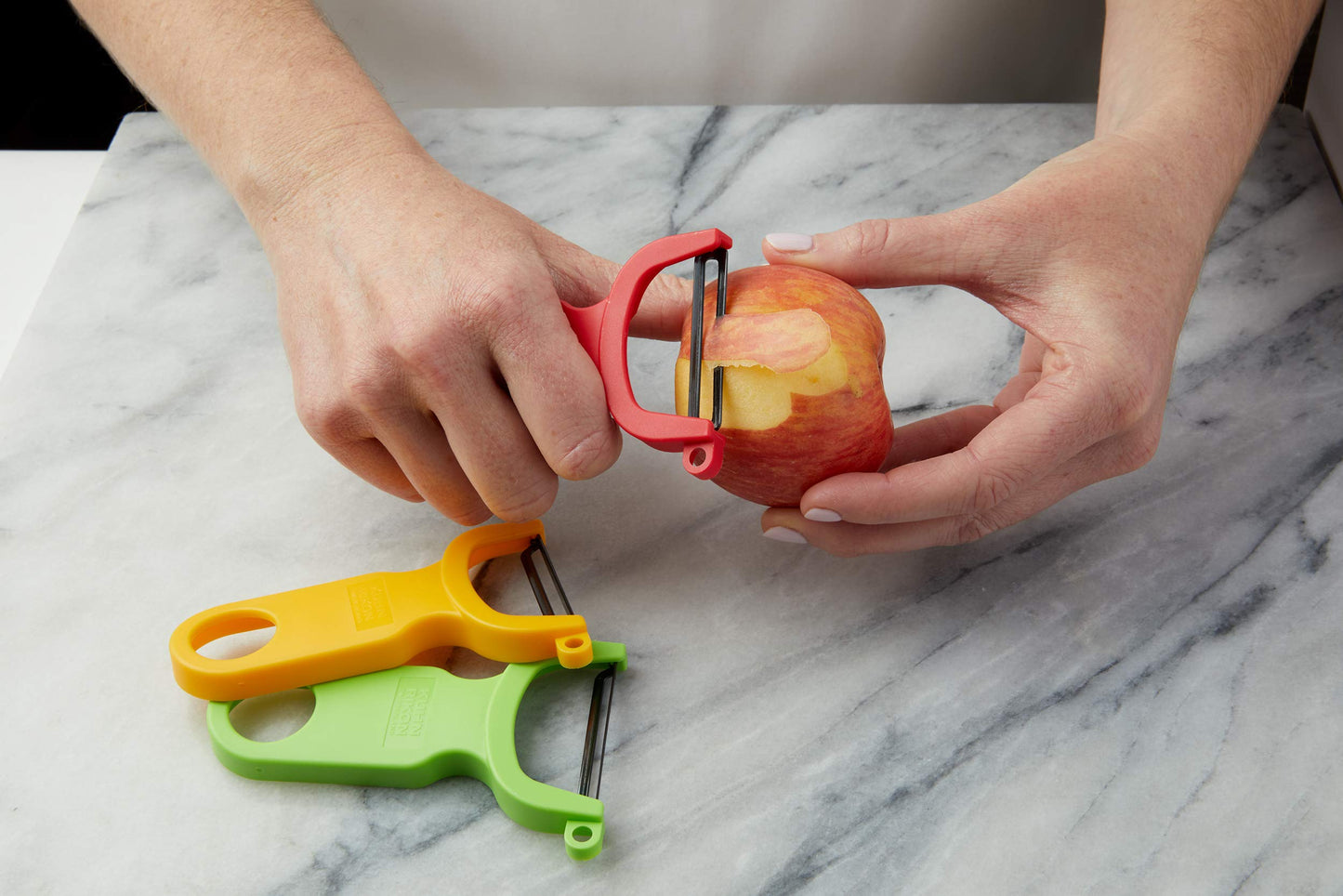 Kuhn Rikon 27820 Original Swiss Peeler Set, Translucent