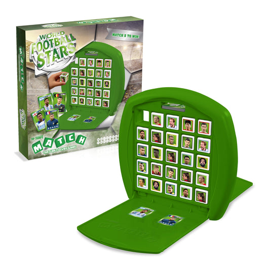 Juego de Mesa Trumps Match World Football Stars para Niños y Adultos