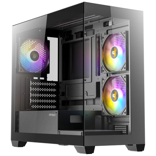 Antec Gabinete CX300 ARGB, Mid Tower, ATX, Micro-ATX, ITX, 4X Ventiladores, Negro