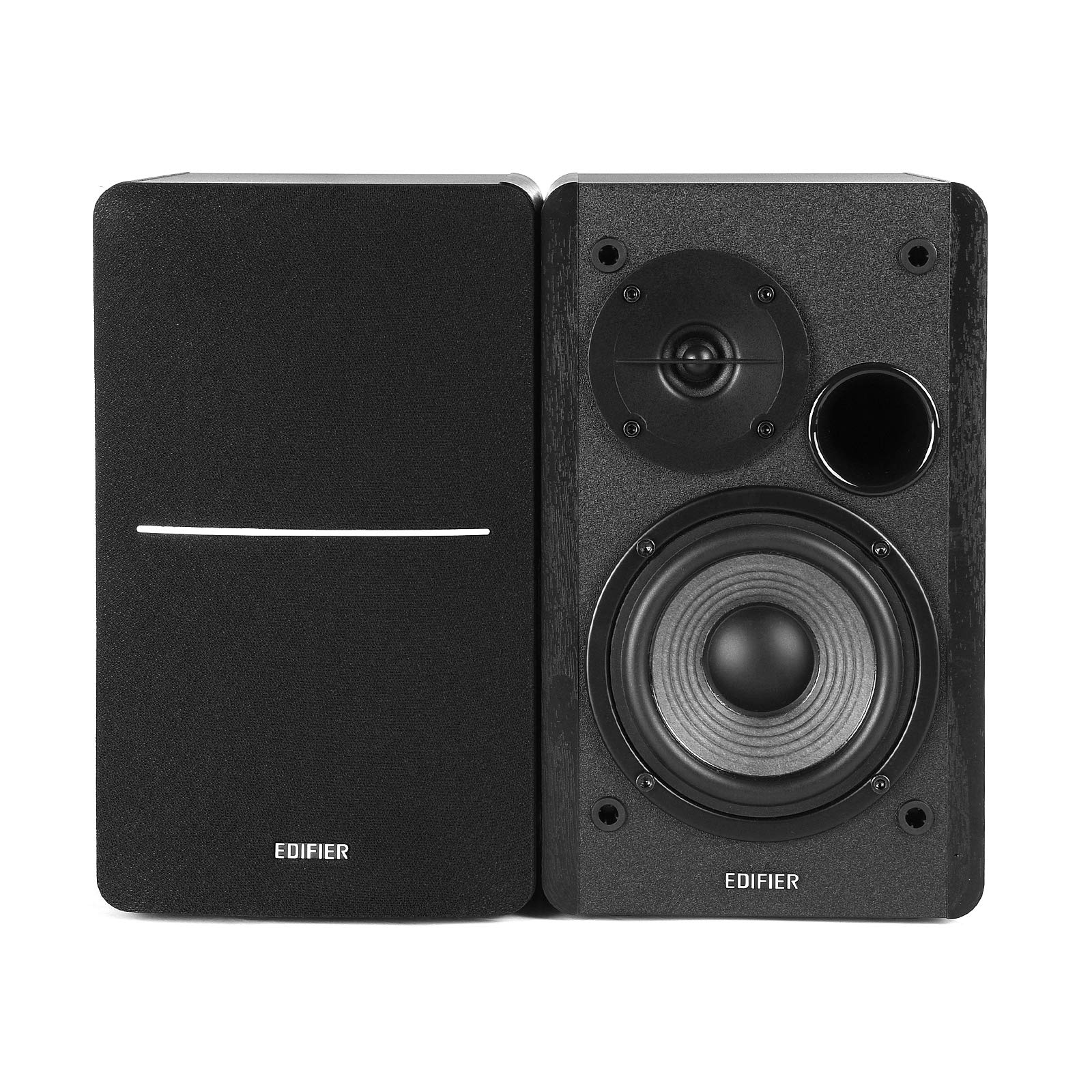 Edifier R1280DB Altavoces de estantería Activos Bluetooth - Entrada óptica - Monitores de Estudio inalámbricos - Monitores Activos de Campo cercano de 4 Pulgadas - 42 vatios de RMS - Color Negro