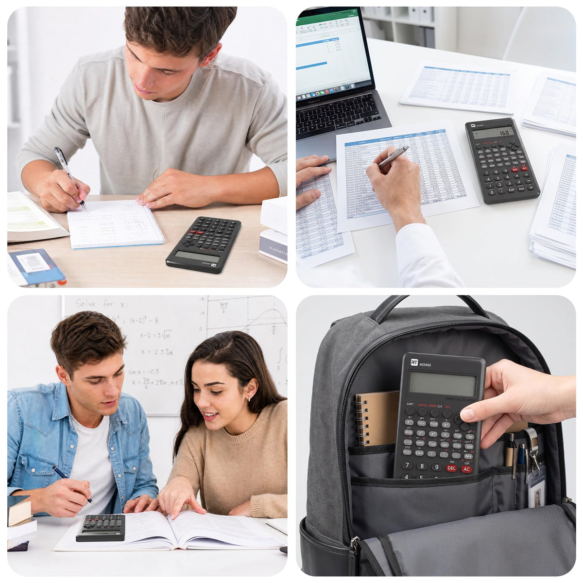 Calculadora Científica ROATEE Negra para la Escuela