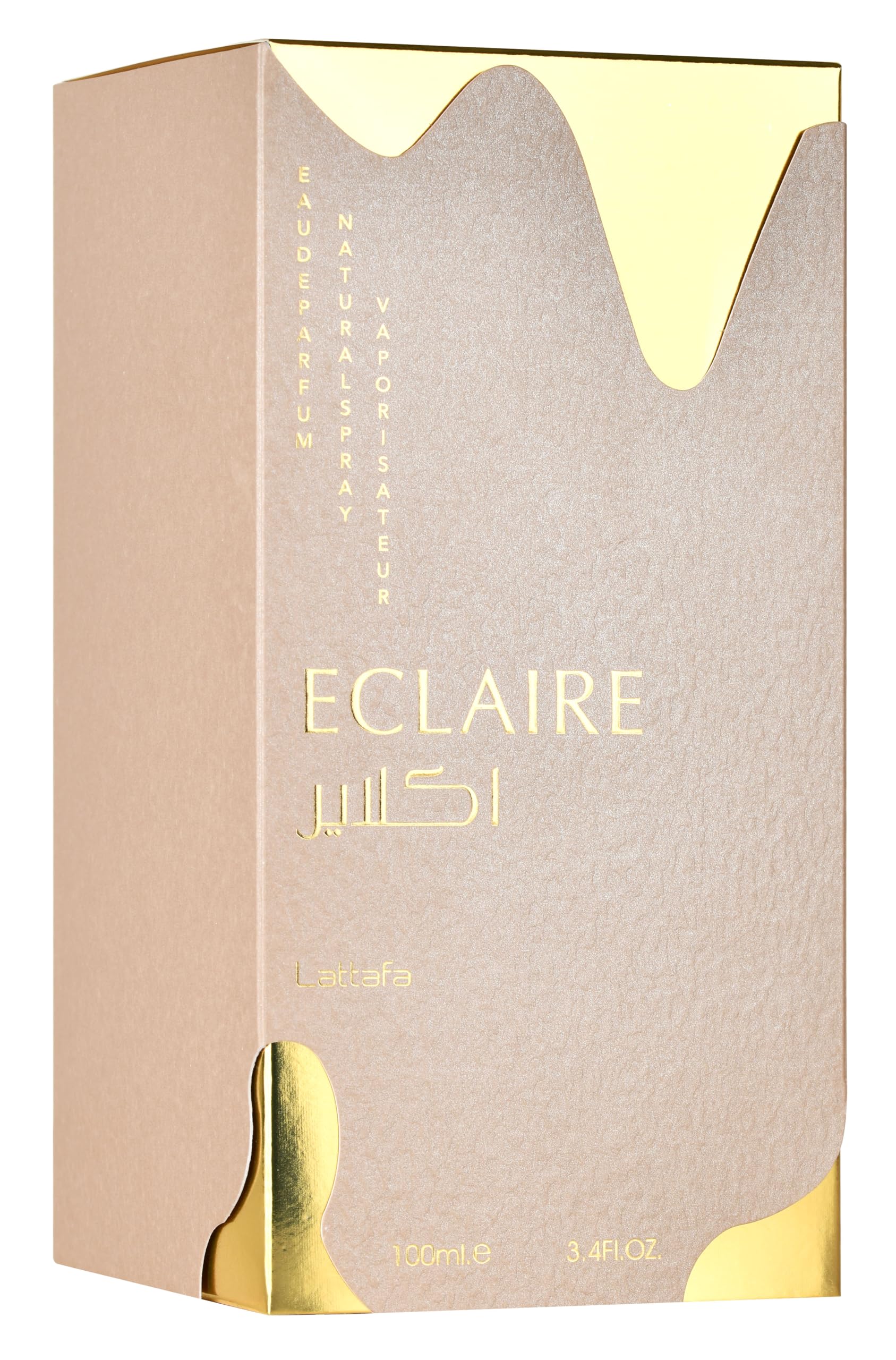 Lattafa Eclaire Eau de Parfum Spray for Women, 3.4 Ounce