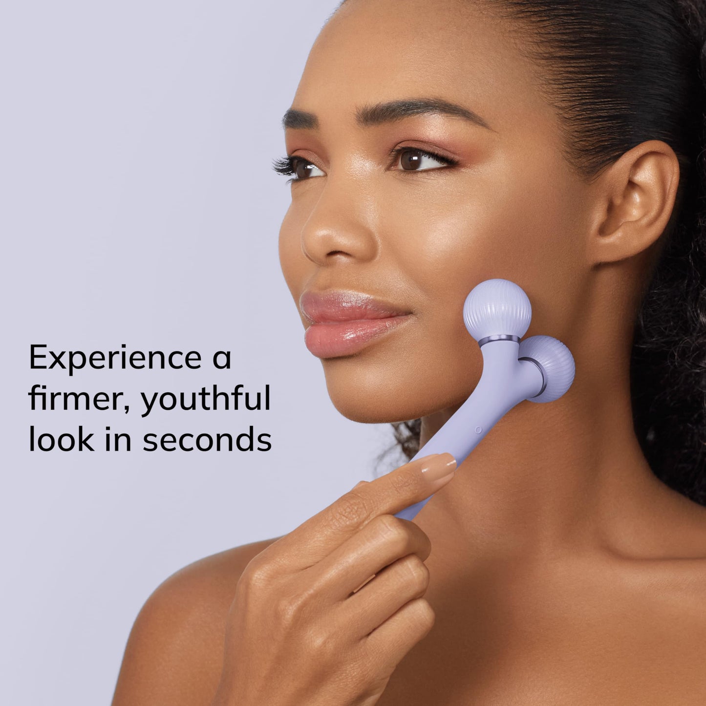 GESKE | Rodillo facial sónico SmartAppGuided™ | 4 en 1 | rodillo derma | dispositivo para la cara | rodillo derma | Rodillo facial profesional | Reafirma y define la piel del rostro