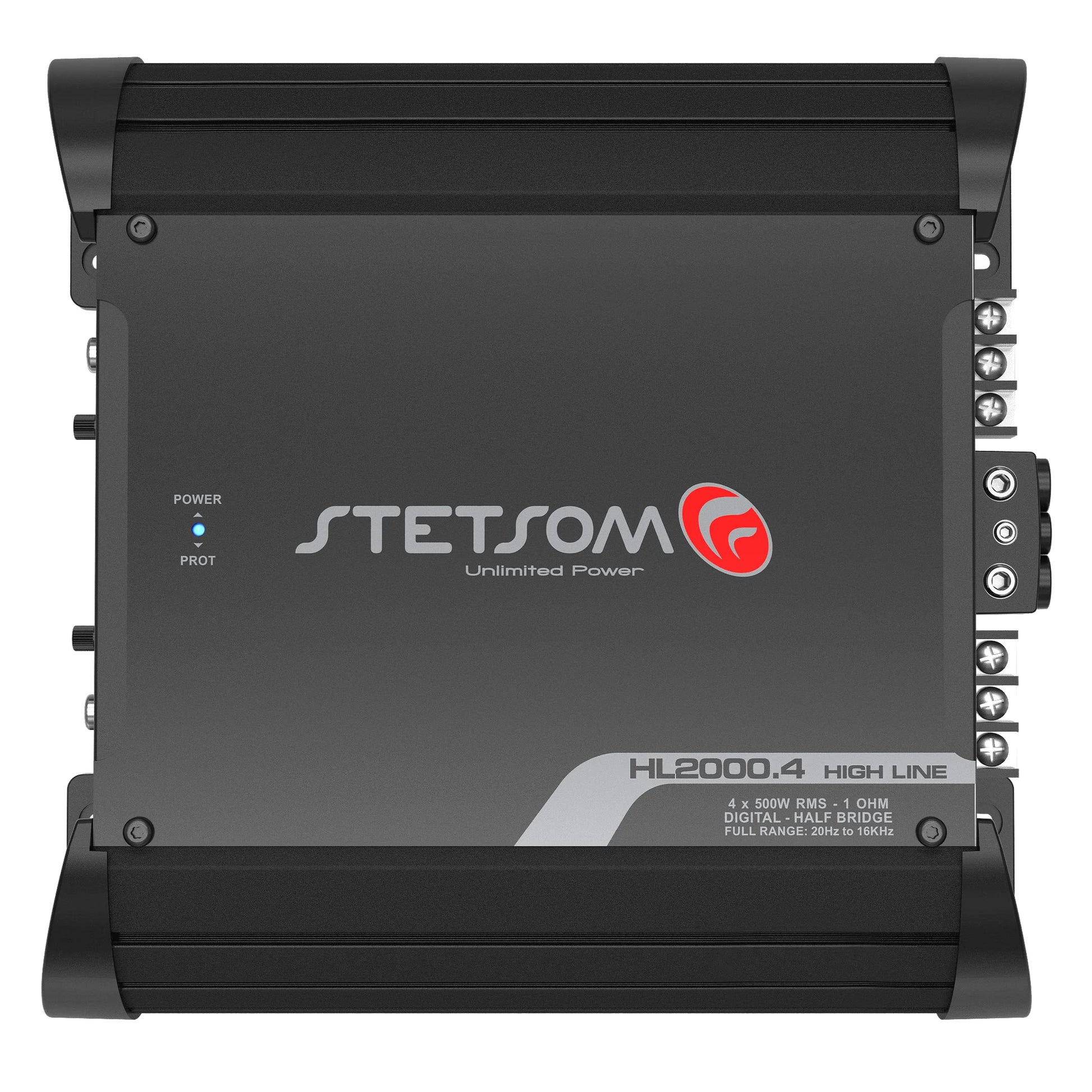 Amplificador de Audio Stetsom Multicanal 1 Ohmio 2000.4 2K Vatios RMS Calidad HD Estéreo