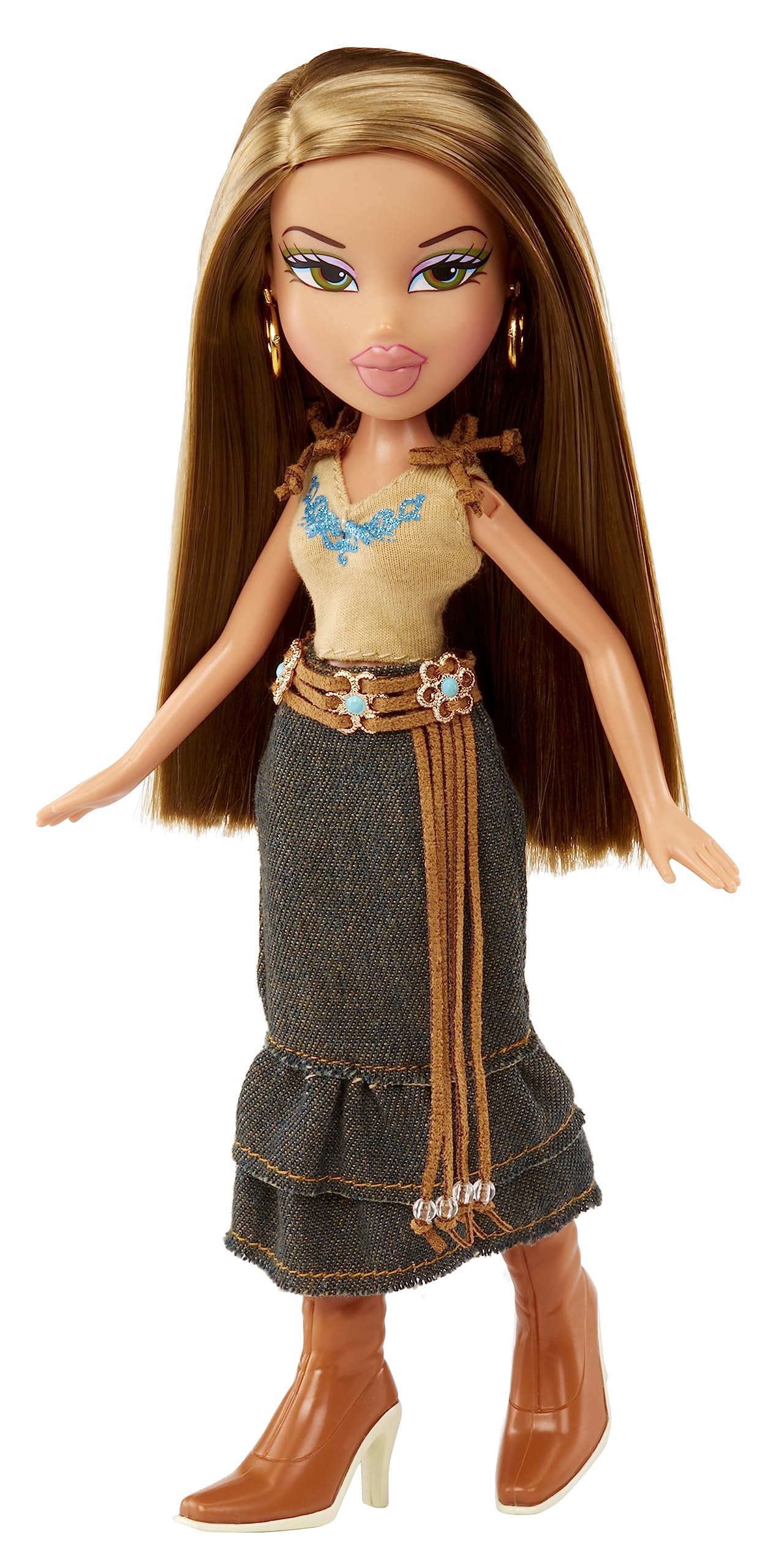 Bratz Muñeca de Moda - Fianna - Serie 3 - Muñeca, 2 Conjuntos y póster - para coleccionistas y niños Mayores de 6 años