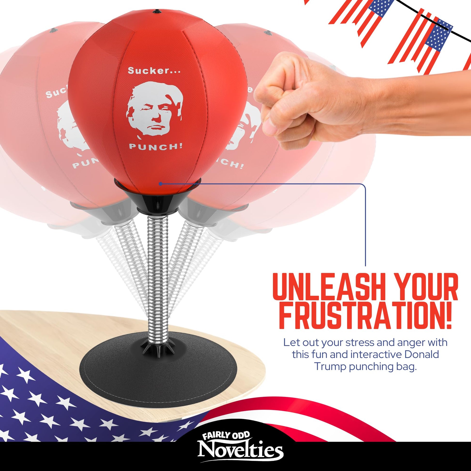 Computadora Punching Bag Donald Trump Novedad Regalo