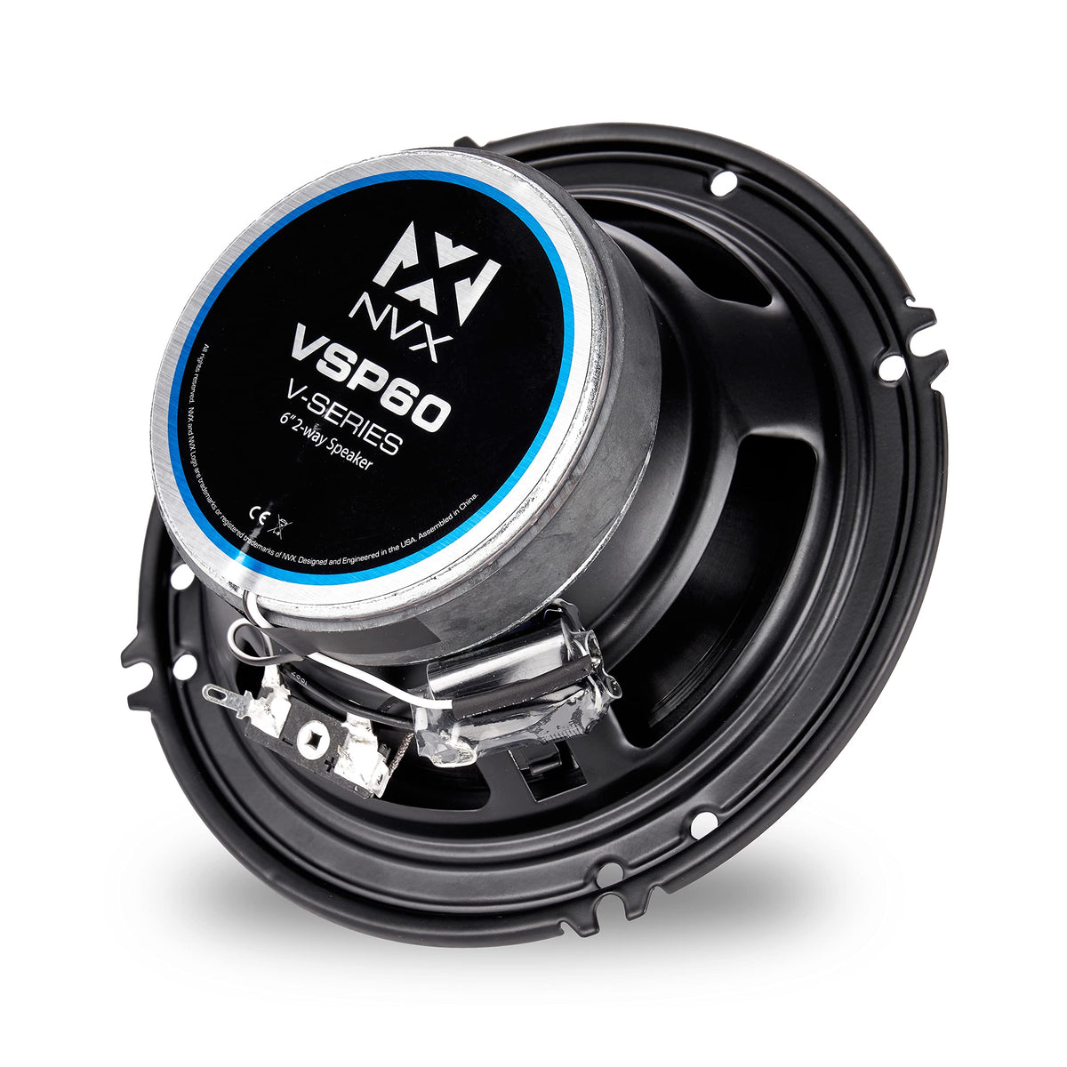 Bocinas Coaxiales 2 Vías NVX 6 Inch 100 Watt RMS con Tweeters de Seda V-Series para Auto