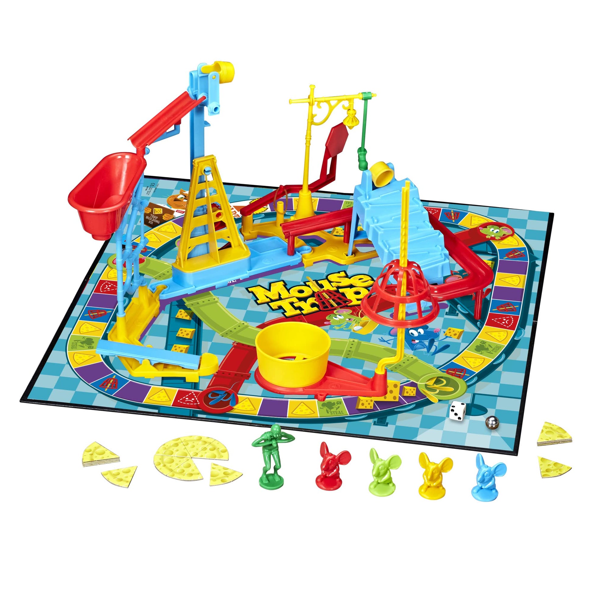 Hasbro Gaming Juego de Mesa con Trampa para Ratones para niños de 6 años en adelante, Juego clásico para 2 a 4 Jugadores, con configuración más fácil Que Las Versiones anteriores