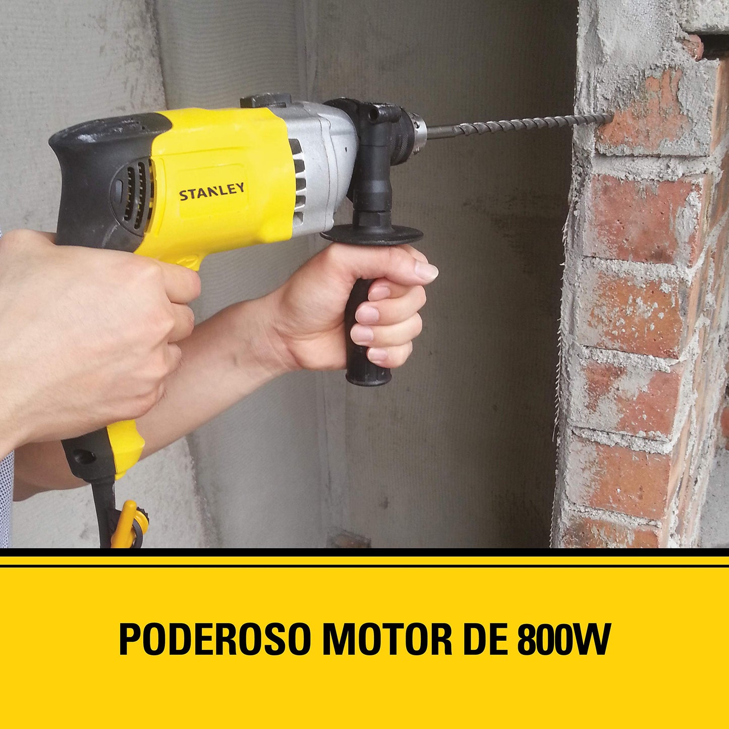 STANLEY Taladro Rotomartillo 1/2" (13mm), 800W, 220V, STDH8013