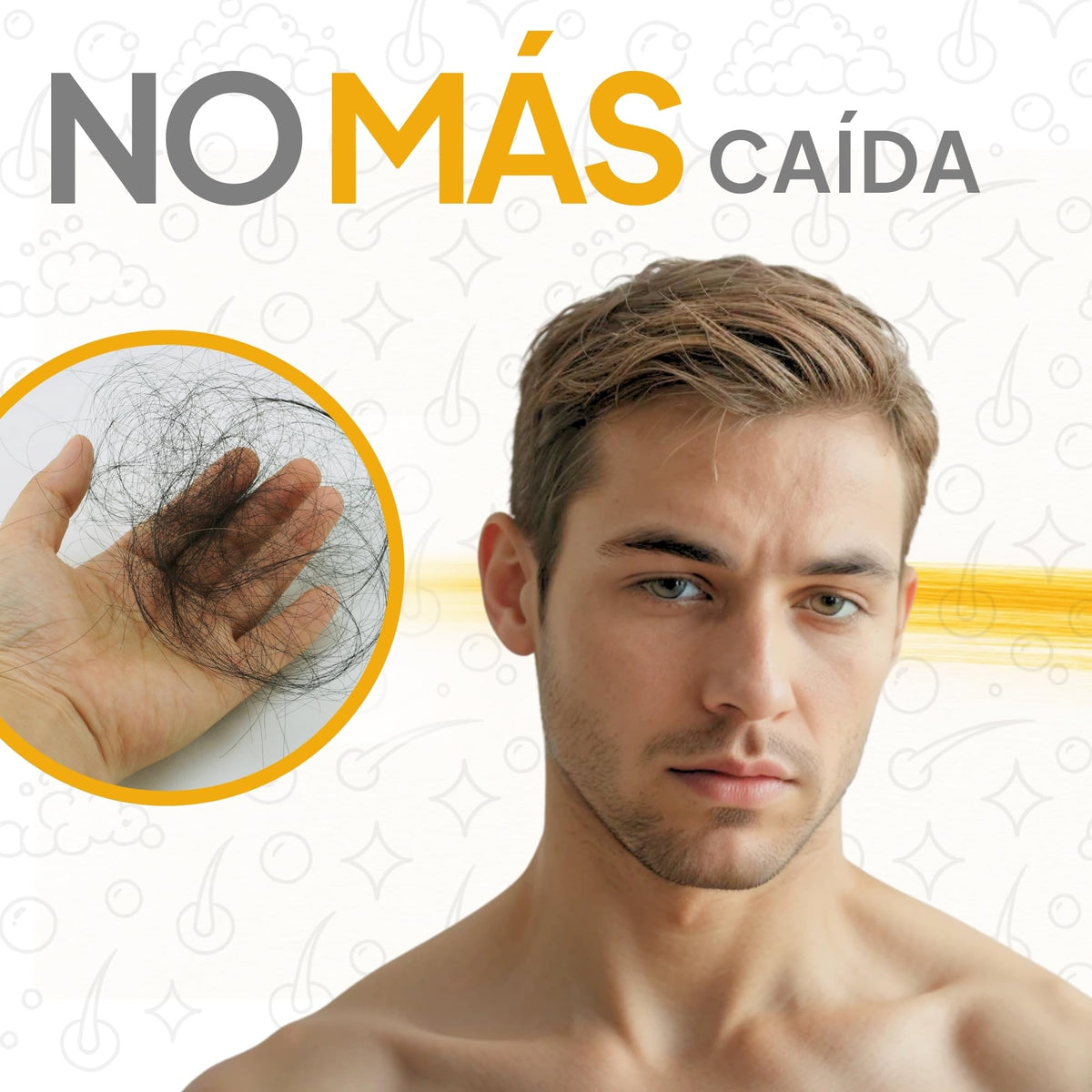 Shampoo Crecimiento Cabello Anti Caída Ingredientes Naturales Alopecia Gran Eficiencia
