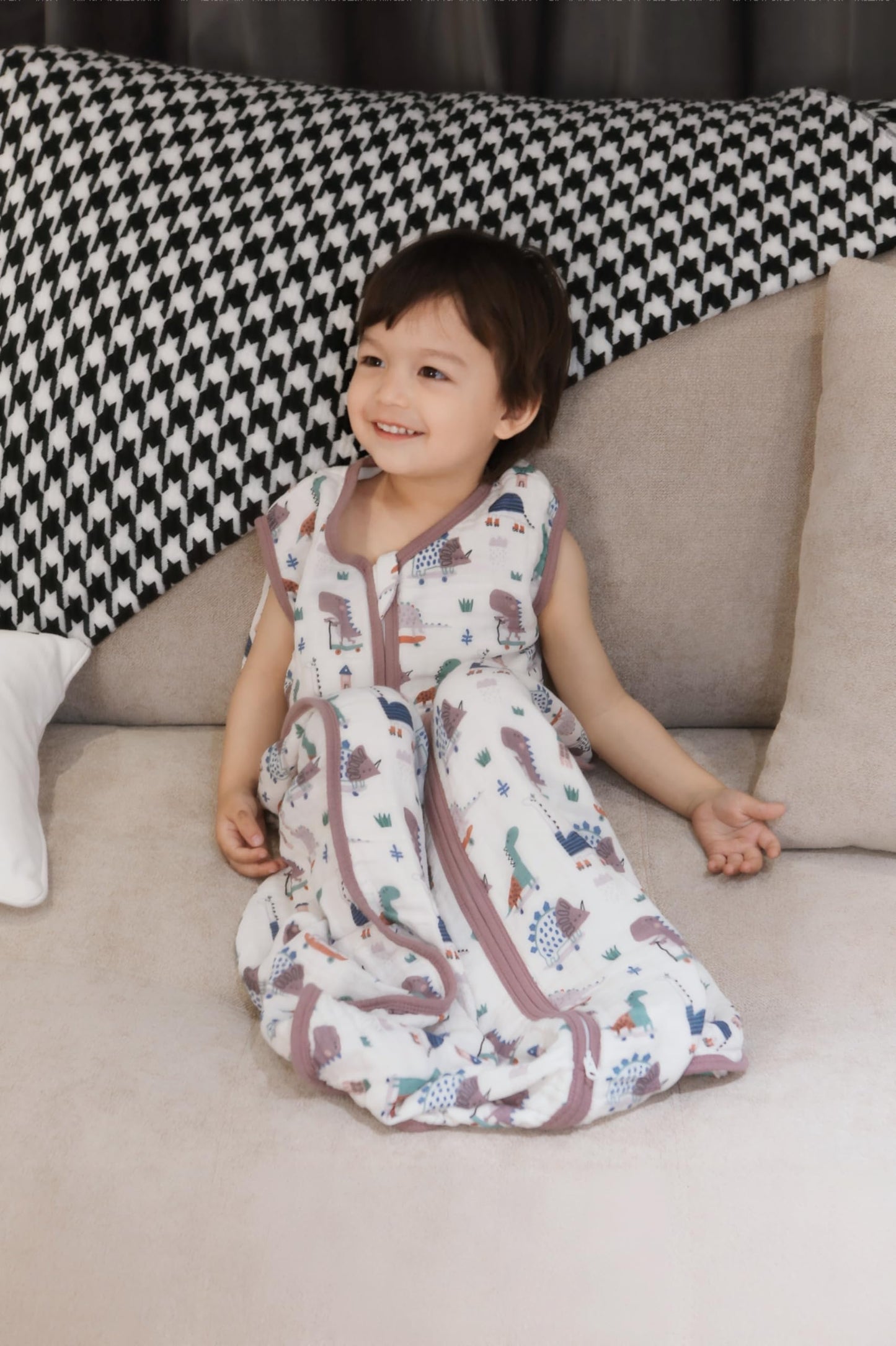TADO MUSLIN - Saco de dormir para bebé de 2 a 4 T, manta portátil para bebé, 100% algodón orgánico, 0.5 TOG, saco de dormir para niños pequeños, cierre de 2 vías, suave, 4 capas, 2T, 3T, 4T,