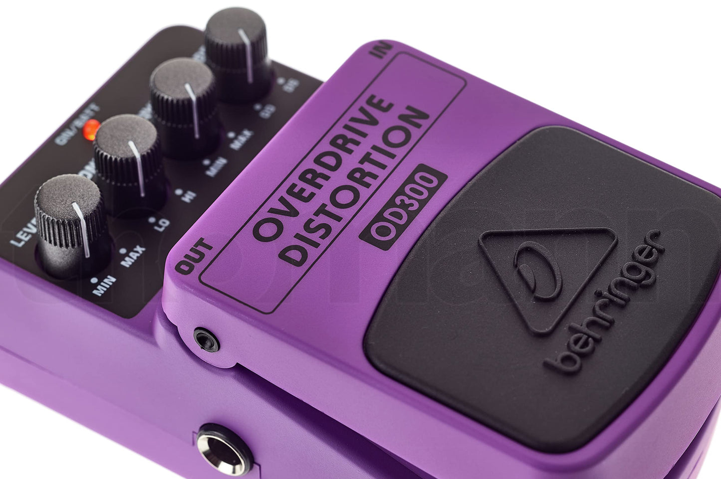 Behringer OD300 Pedal de efectos de instrumentos de sobreaccionamiento/distorsión de 2 modos