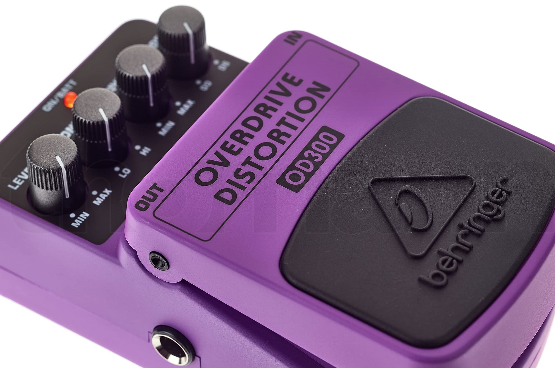 Behringer OD300 Pedal de efectos de instrumentos de sobreaccionamiento/distorsión de 2 modos