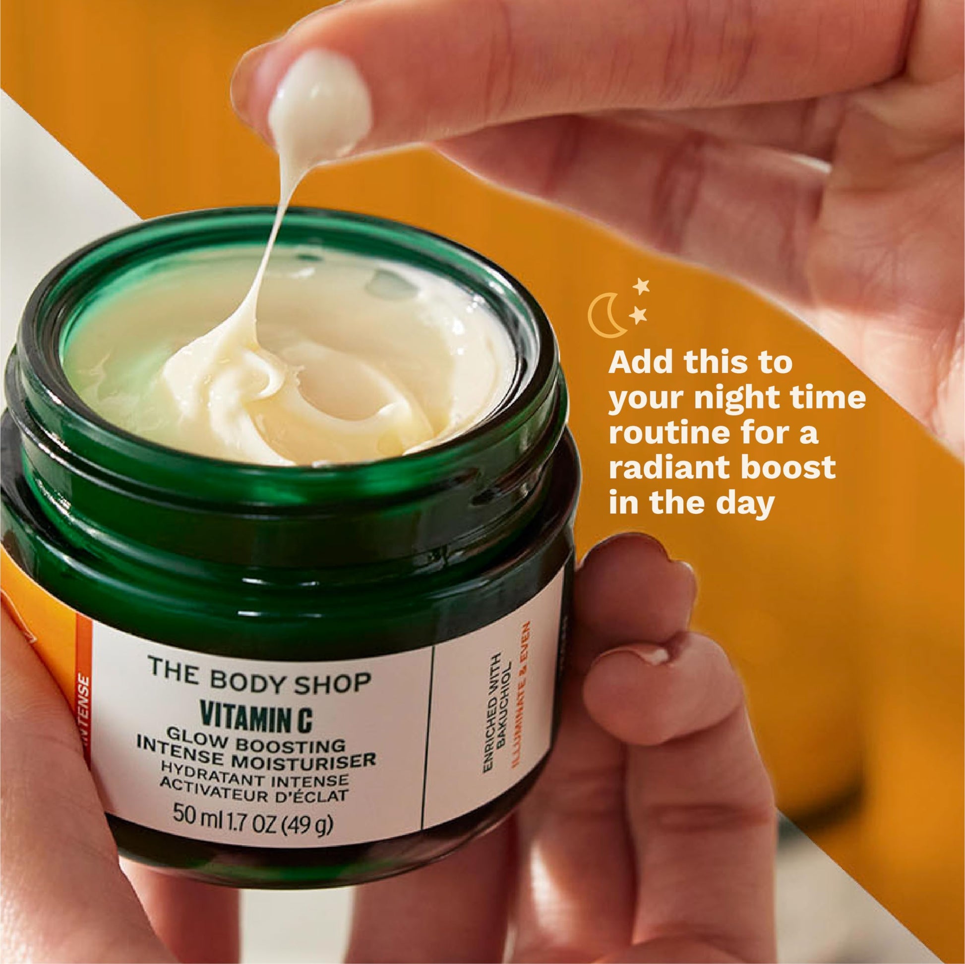 The Body Shop Vitamin C Glow Boosting Moisturiser for Unisex Moisturizer 1.7 oz