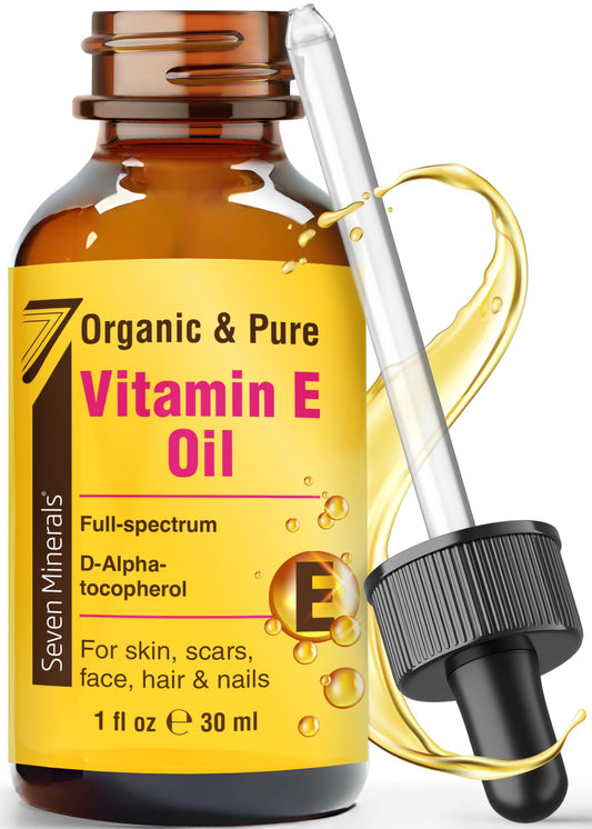 NUEVO aceite de vitamina E ultrapuro, 75 000 UI, D-alfa-tocoferol de espectro completo, 1 onza líquida, aceite de vitamina E 100% orgánico para piel, rostro, cabello y cicatrices, de origen natural