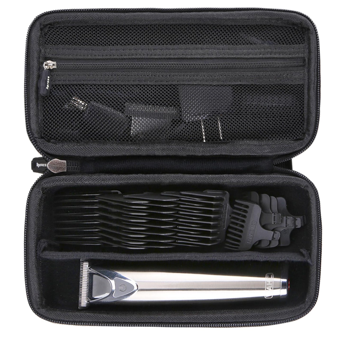 Aproca Hard Travel Storage Case Fit Wahl Clipper Stainless Steel Lithium Ion Plus Beard Trimmer Hair Clippers Shavers 9818 / Braun MGK3060 Men's Beard Trimmer