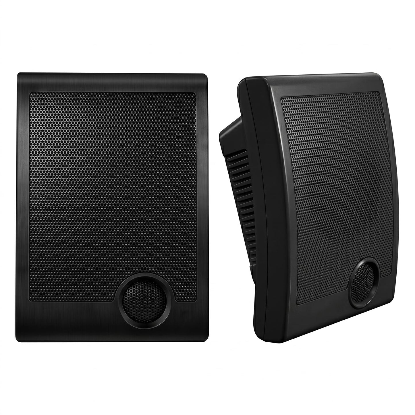 Herdio Altavoces PA de montaje en pared de 6 pulgadas, altavoces de pared interior de pico de 240 W con modo dual de 100 V/8 Ω, fácil instalación para uso en el hogar, comercial, restaurante, oficina
