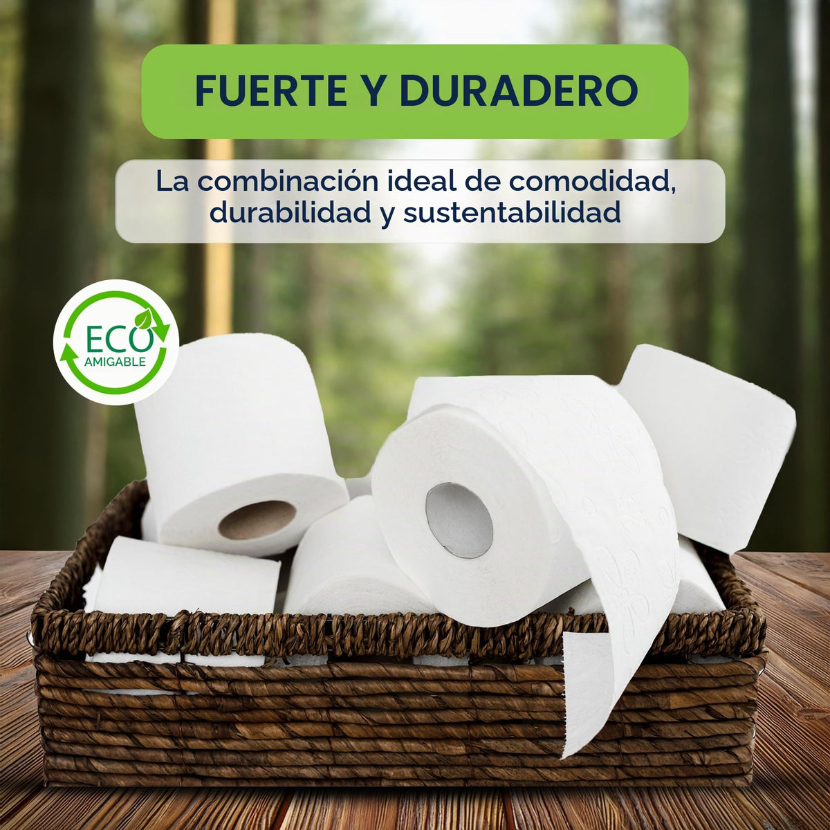Papel Higiénico Freedom Living Blanco Biodegradable para RV, Camping y Marina
