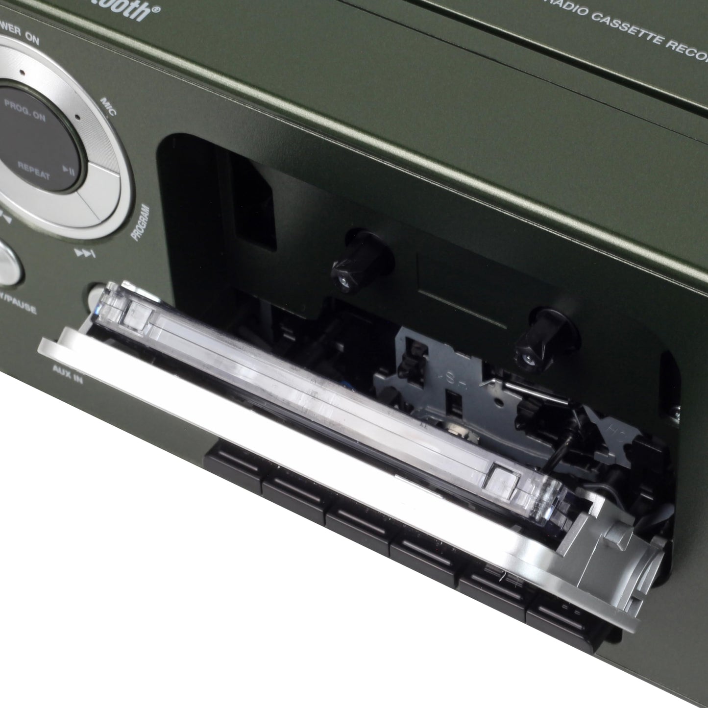 Reproductor de CD estéreo portátil Studebaker verde Chipre con Bluetooth y radio AM/FM