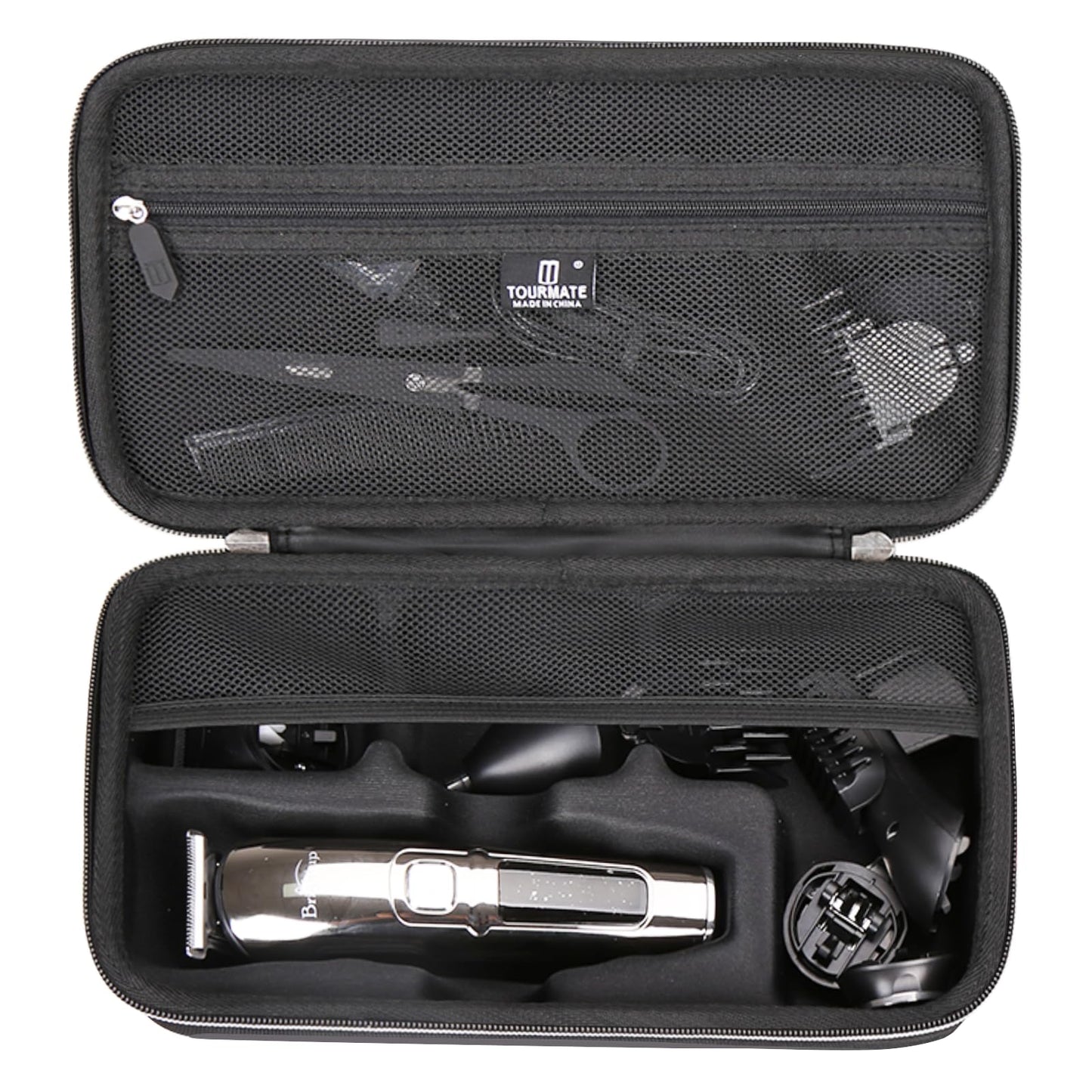 Tourmate - Funda rígida de almacenamiento para brightup barba, para hombres, cortapelos, afeitadoras eléctricas (solo caso)