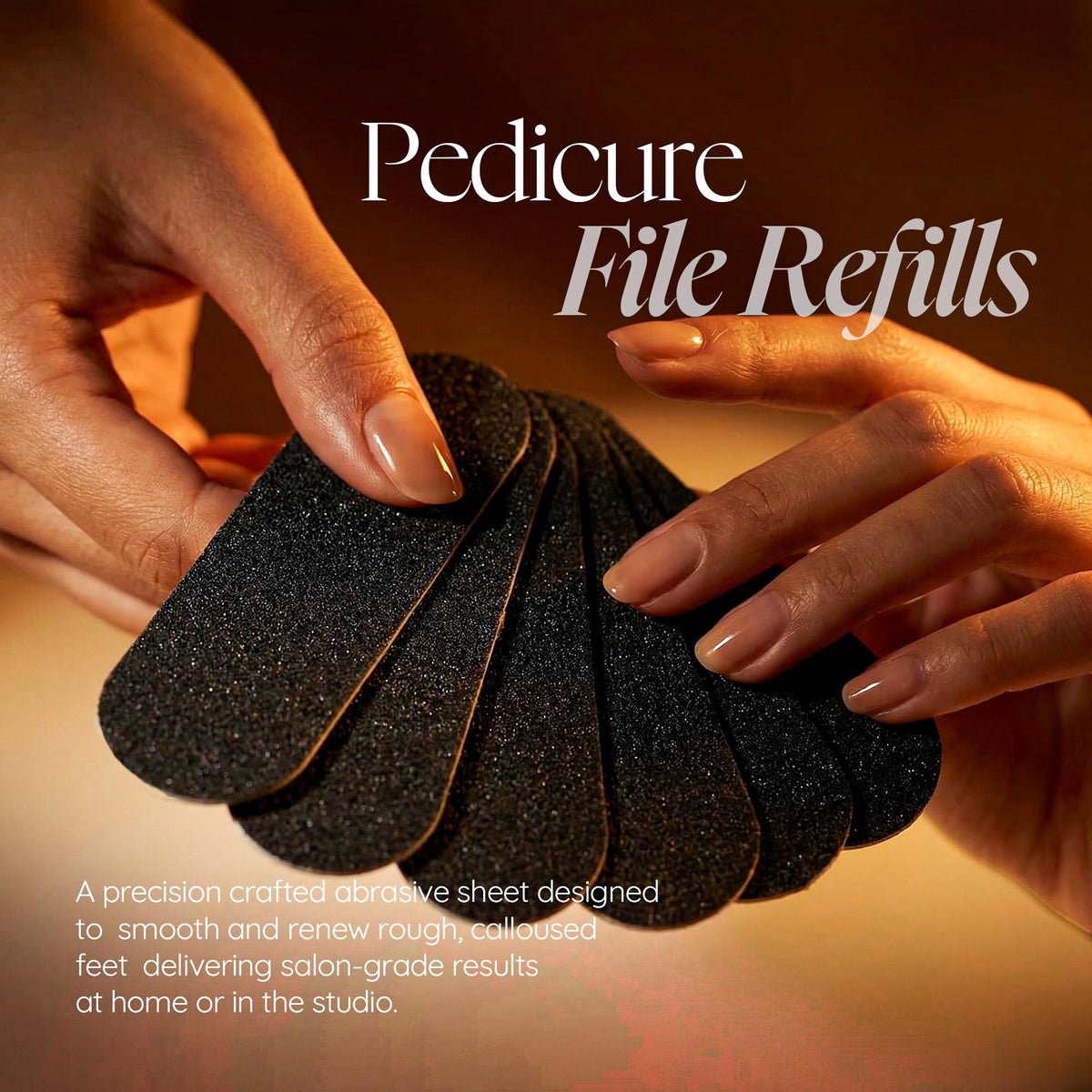 Cuccio Naturale 50 Count Black Refills (80 Grit) for Pedicure File