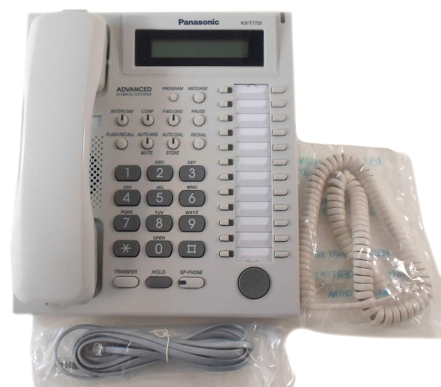Panasonic KX-T7731 Teléfono Blanco