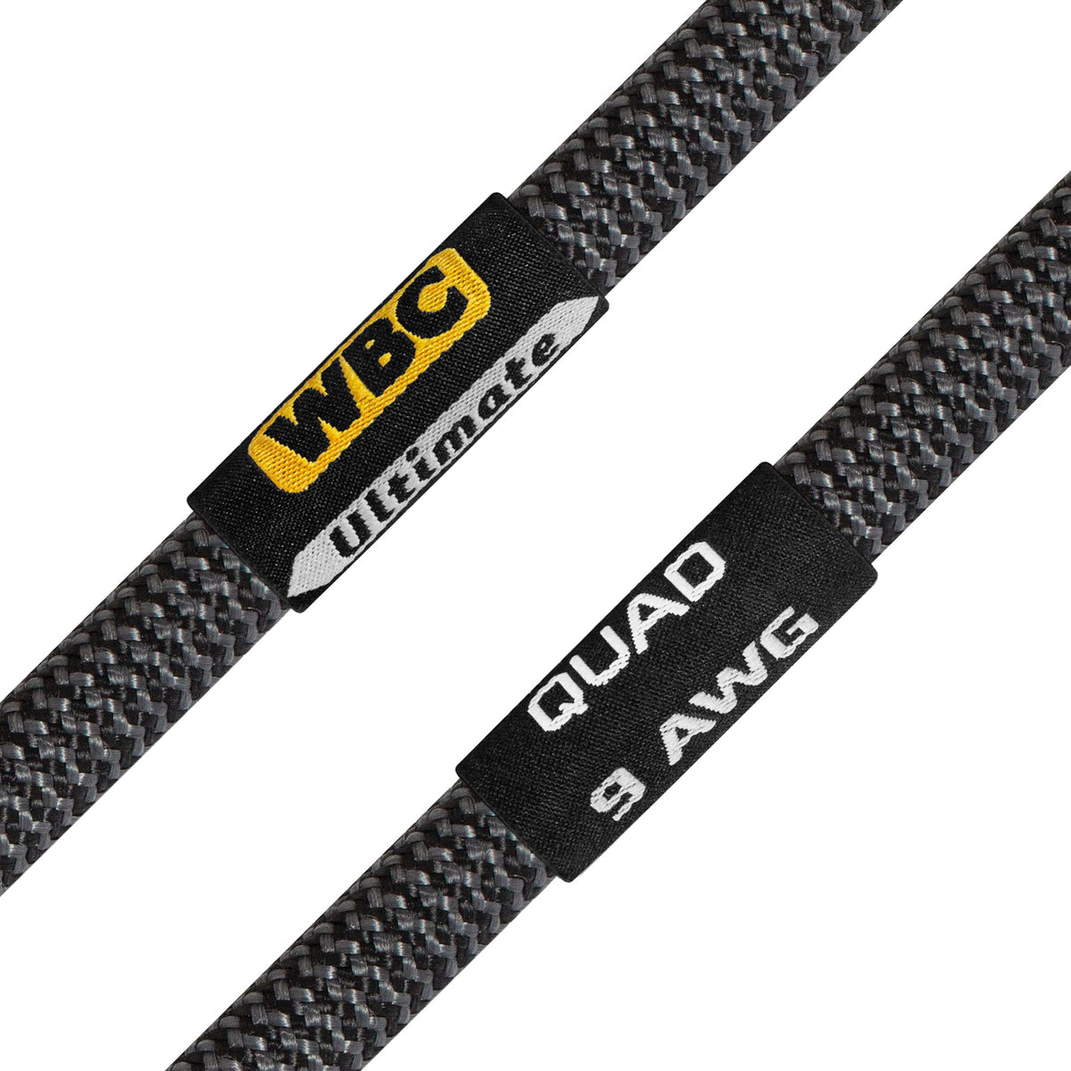 Cable de Altavoz WORLDS BEST CABLES 12 Pies Negro Audiophile HiFi Con Conectores Eminence Gold Para Altavoz Bi-Cable 9 AWG OFC Ultra Puro