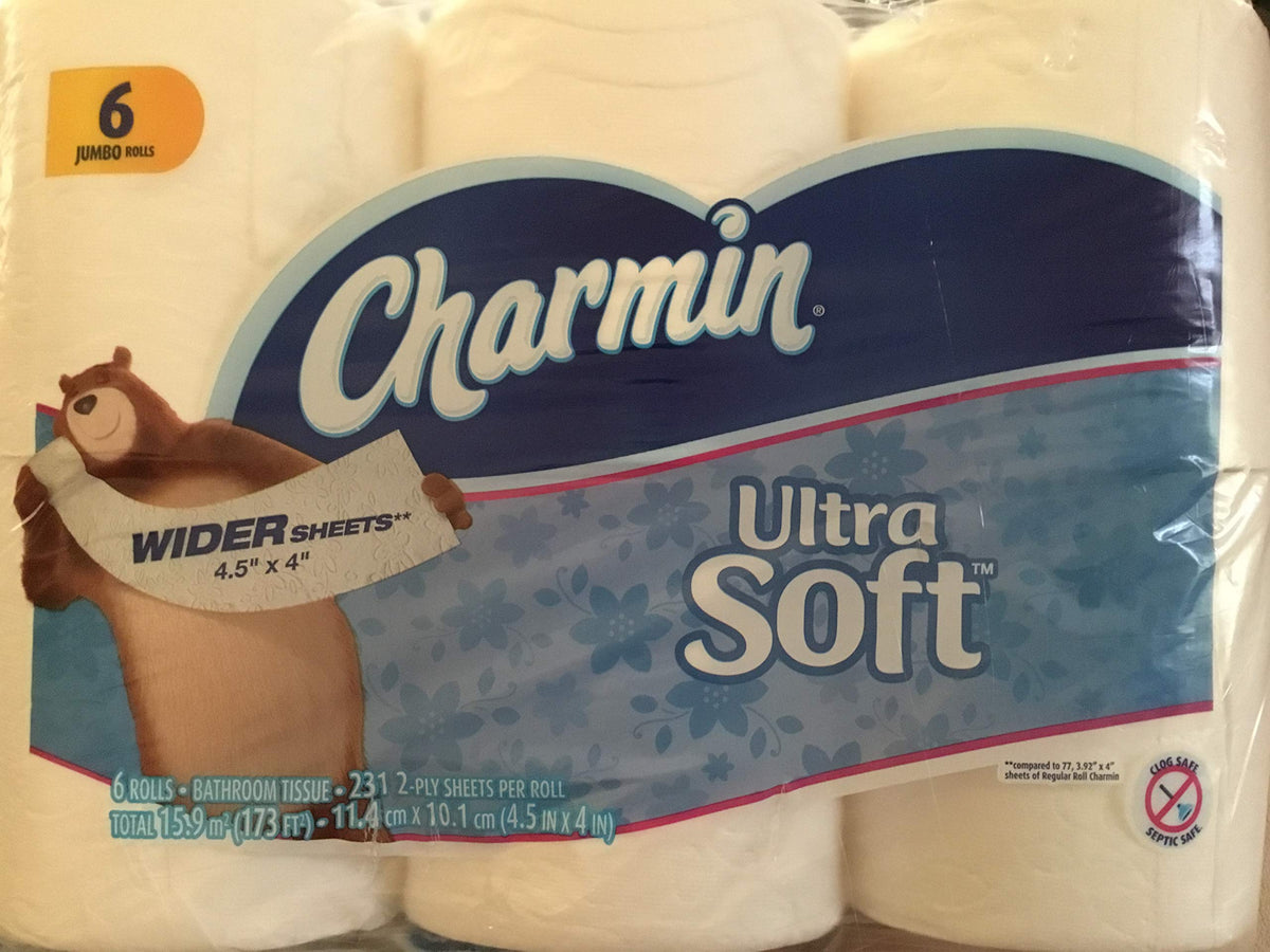Pañuelo de Baño Charmin Ultra Suave 6 Rollos Jumbo
