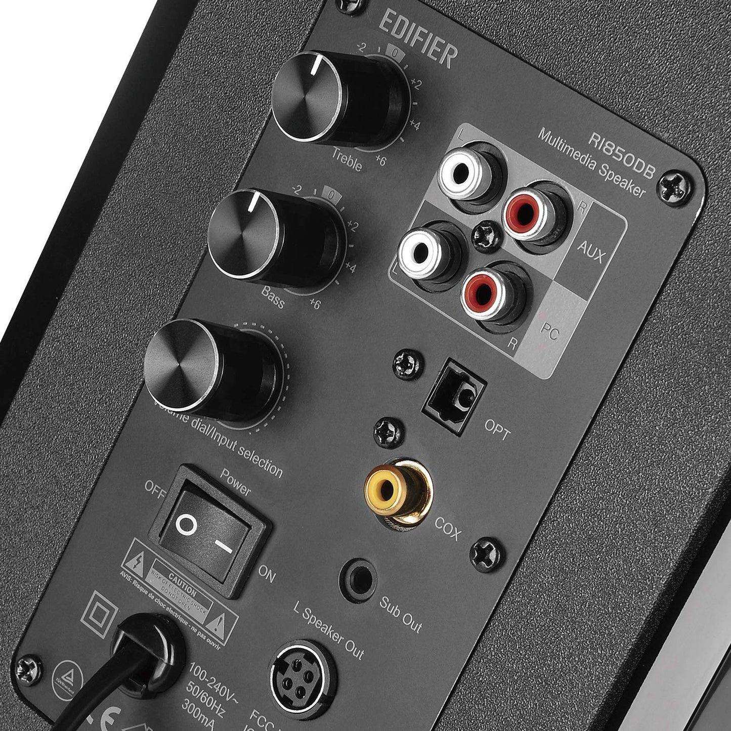Altavoces de Estantería Edifier R1850DB Negros con Bluetooth y Entrada Óptica