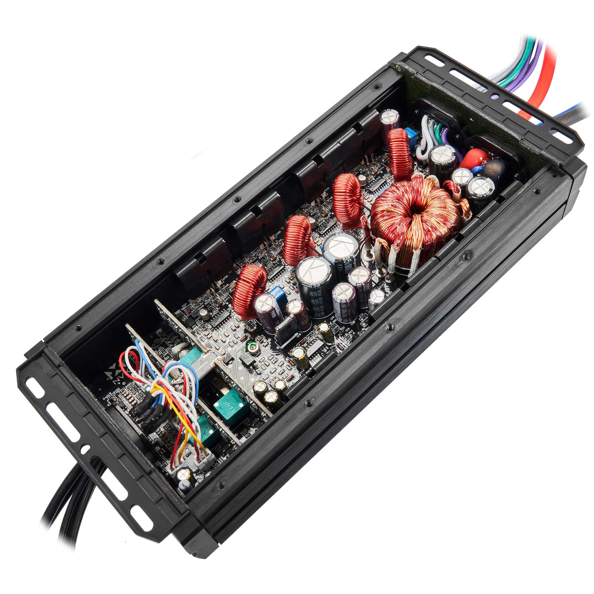 Amplificador para Auto NVX 400 Watt RMS 4-Canales Compacto Series Micro-V