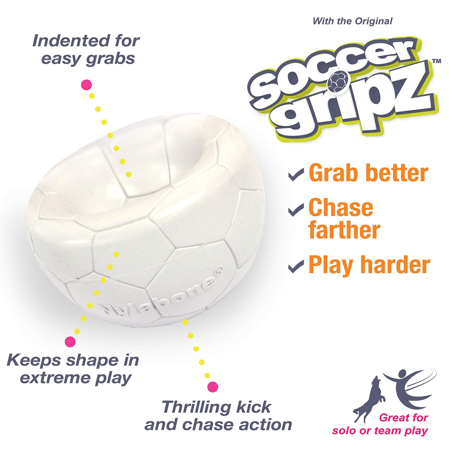 Nylabone Juguete Power Play Soccer Ball