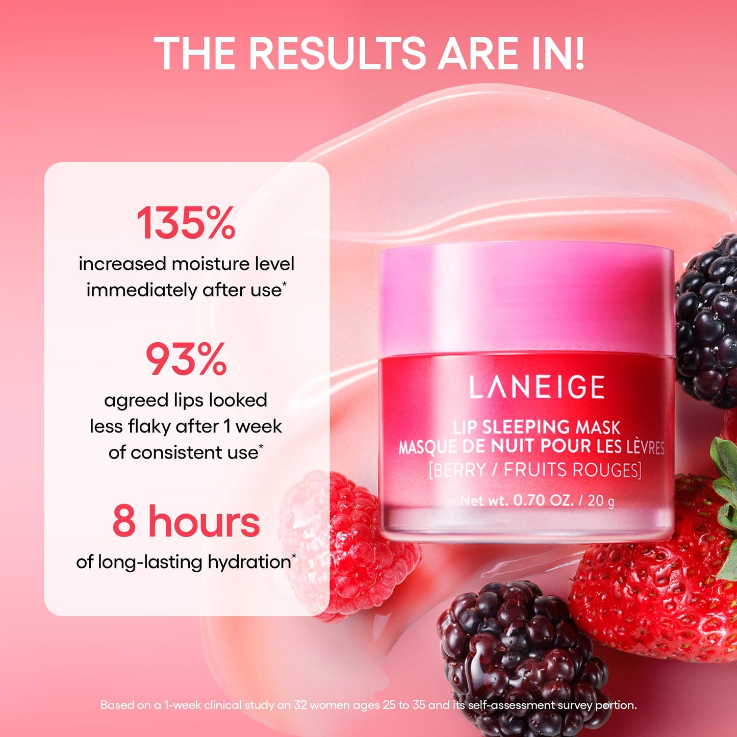 LANEIGE Lip Sleeping Mask Vanilla (Mascarilla De Noche Para Labios)