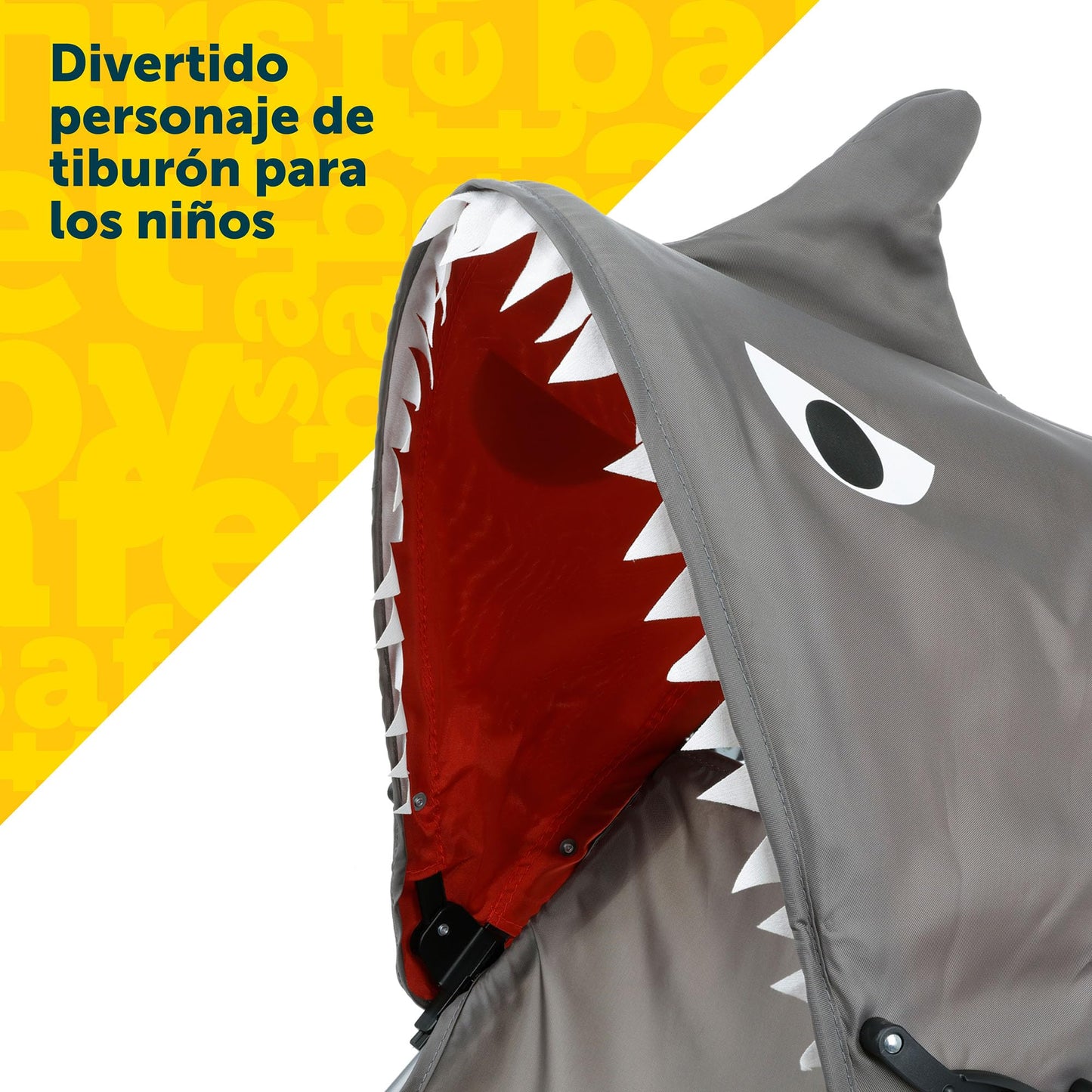 Carriola Safety 1st Gris con Personaje Divertido y Mango Ergonómico para Niños a Partir de 6 Meses
