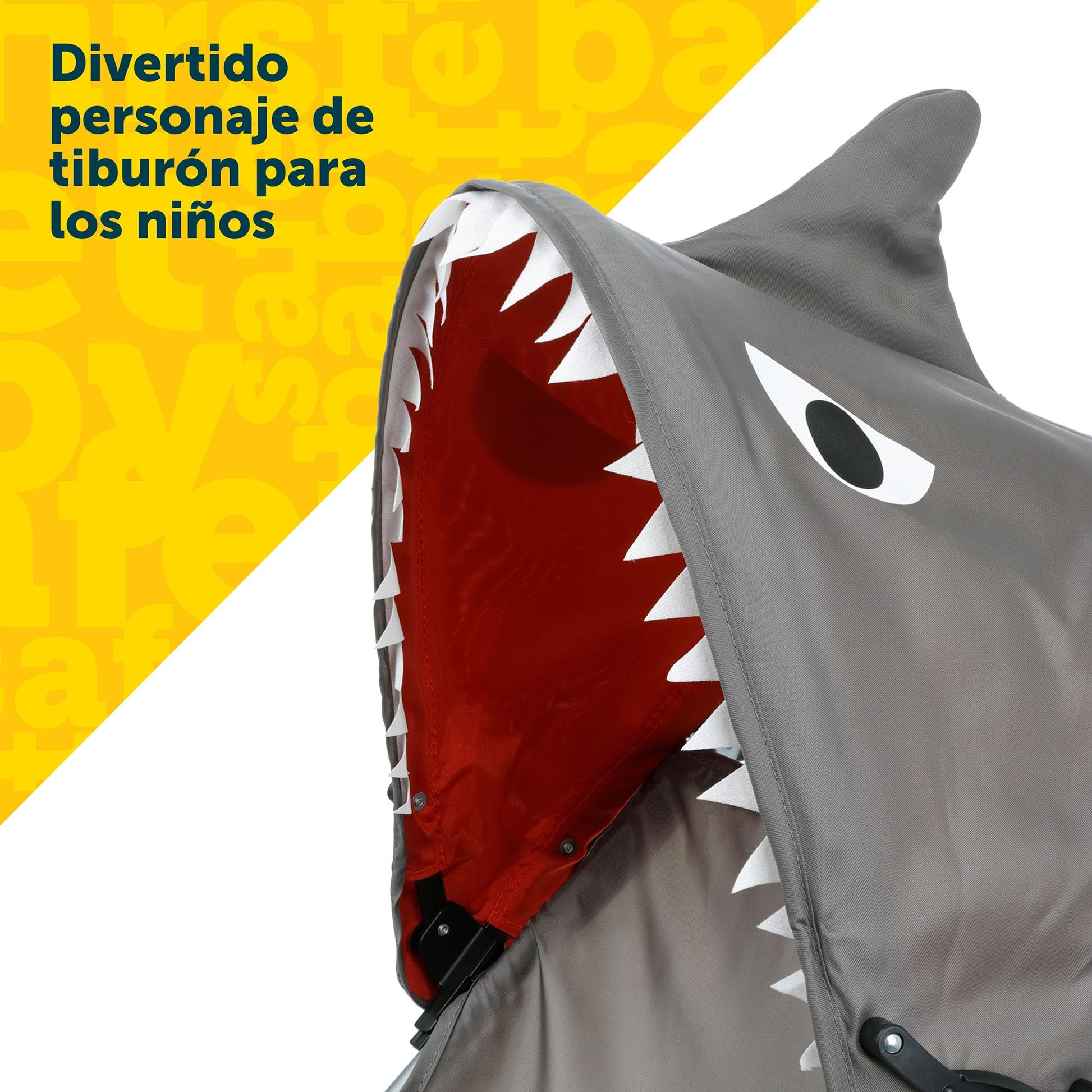 Carriola Safety 1st Gris con Personaje Divertido y Mango Ergonómico para Niños a Partir de 6 Meses
