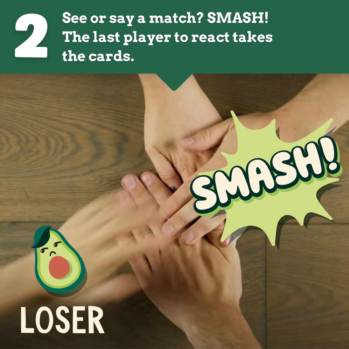 Juego de Cartas Ridley's Aguacate Smash 71 Piezas con Estuche de Almacenamiento para la Familia