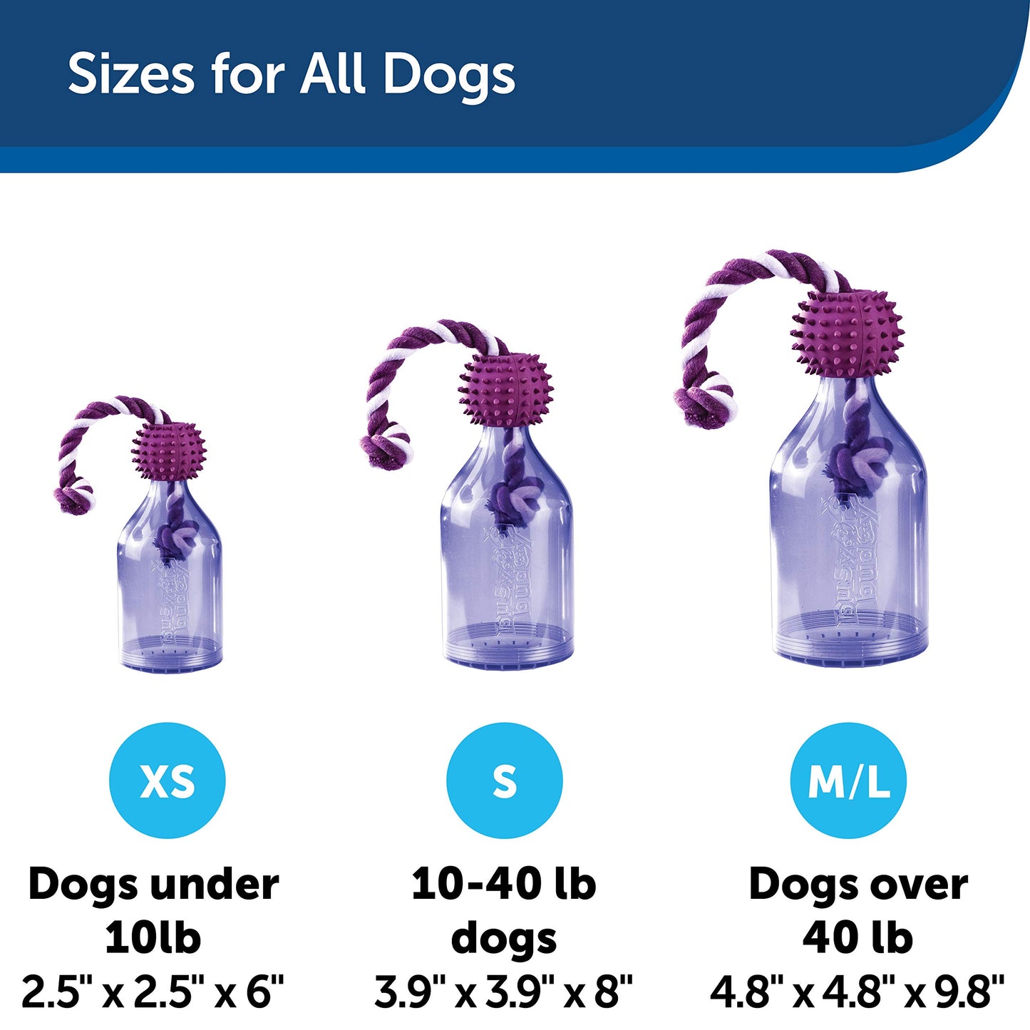 Juguete Dispensador de Comida para Perros Petsafe Busy Buddy Tug-A-Jug Pequeño