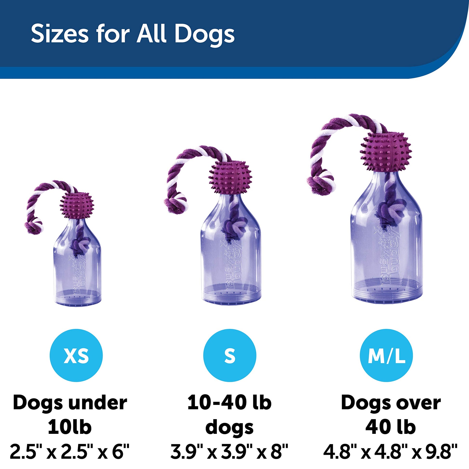 Juguete Dispensador de Comida para Perros Petsafe Busy Buddy Tug-A-Jug Pequeño