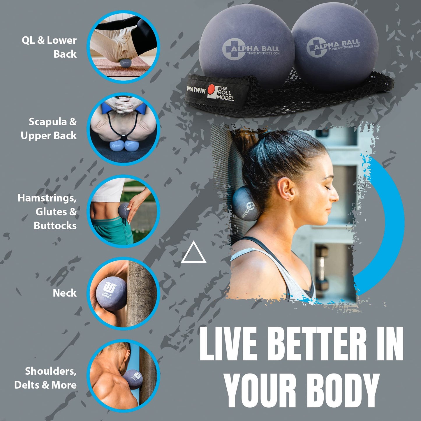 Bolas de Terapia Yoga Tune Up Alpha Twin