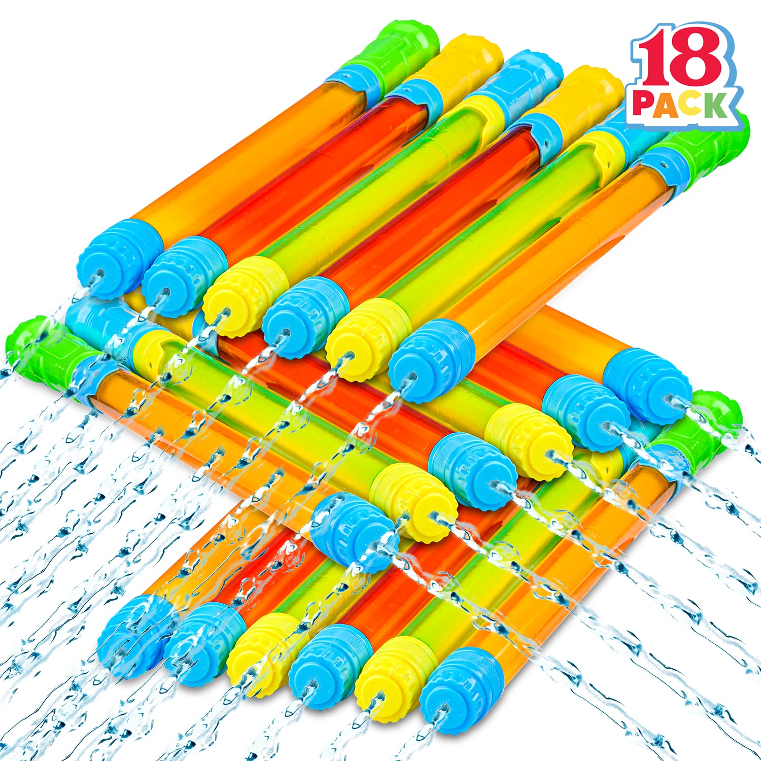 Pistola de Agua JOYIN 18 a Granel Azul 16.5' para Juegos de Verano y Playa